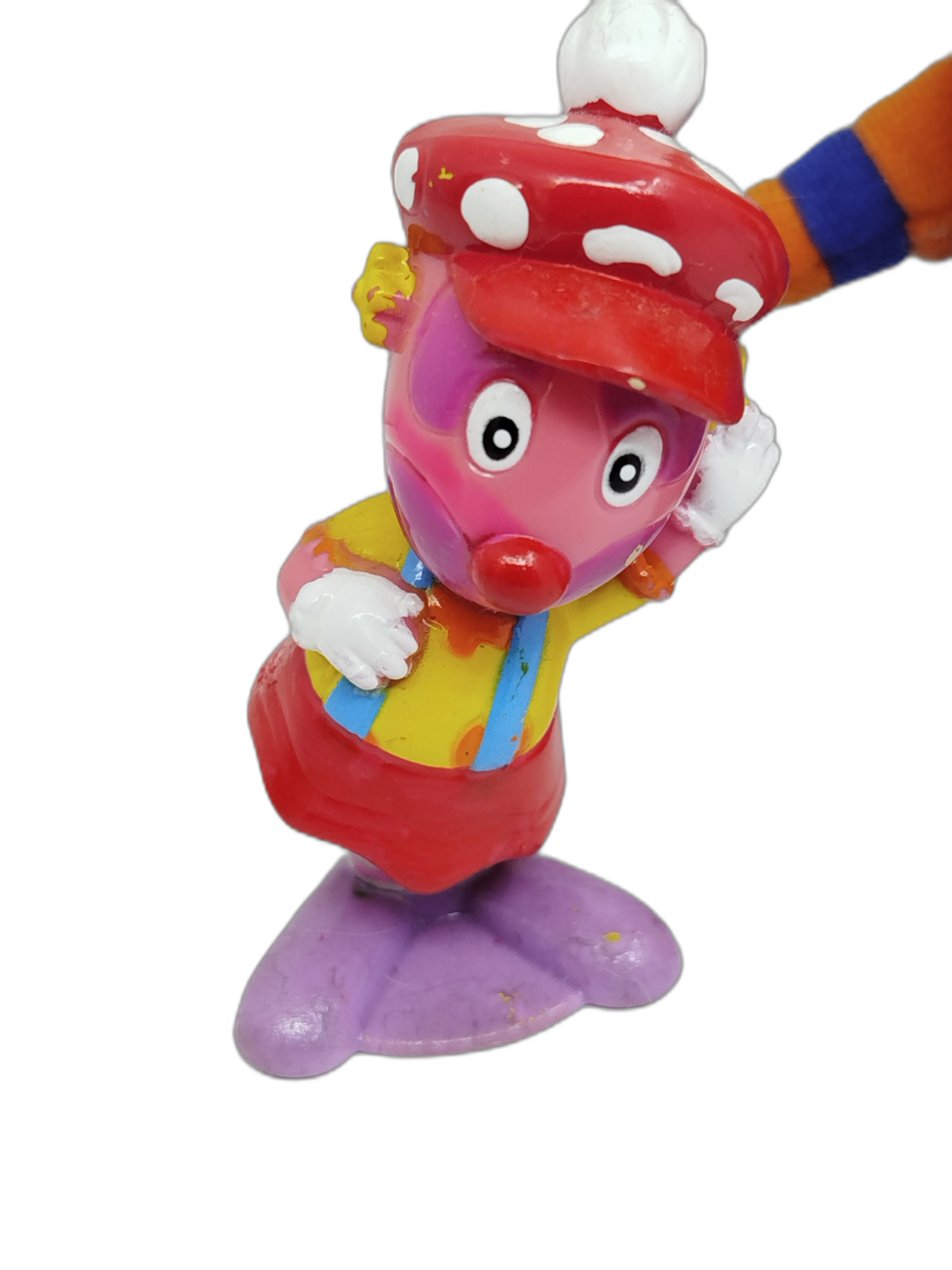 Lote de  Backyardigans - peluche clásico, una figura de goma y una minifigura.