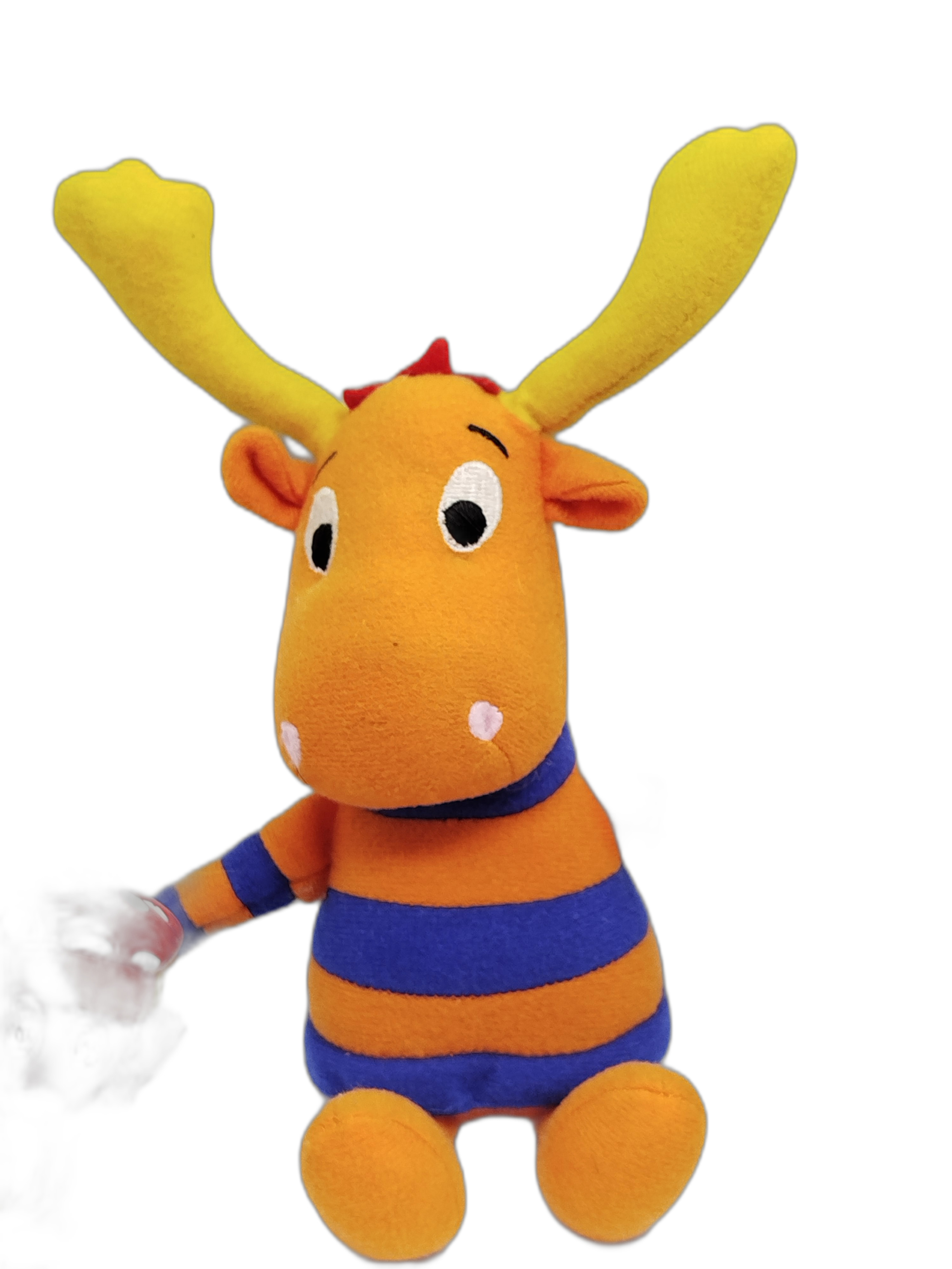 Lote de  Backyardigans - peluche clásico, una figura de goma y una minifigura.