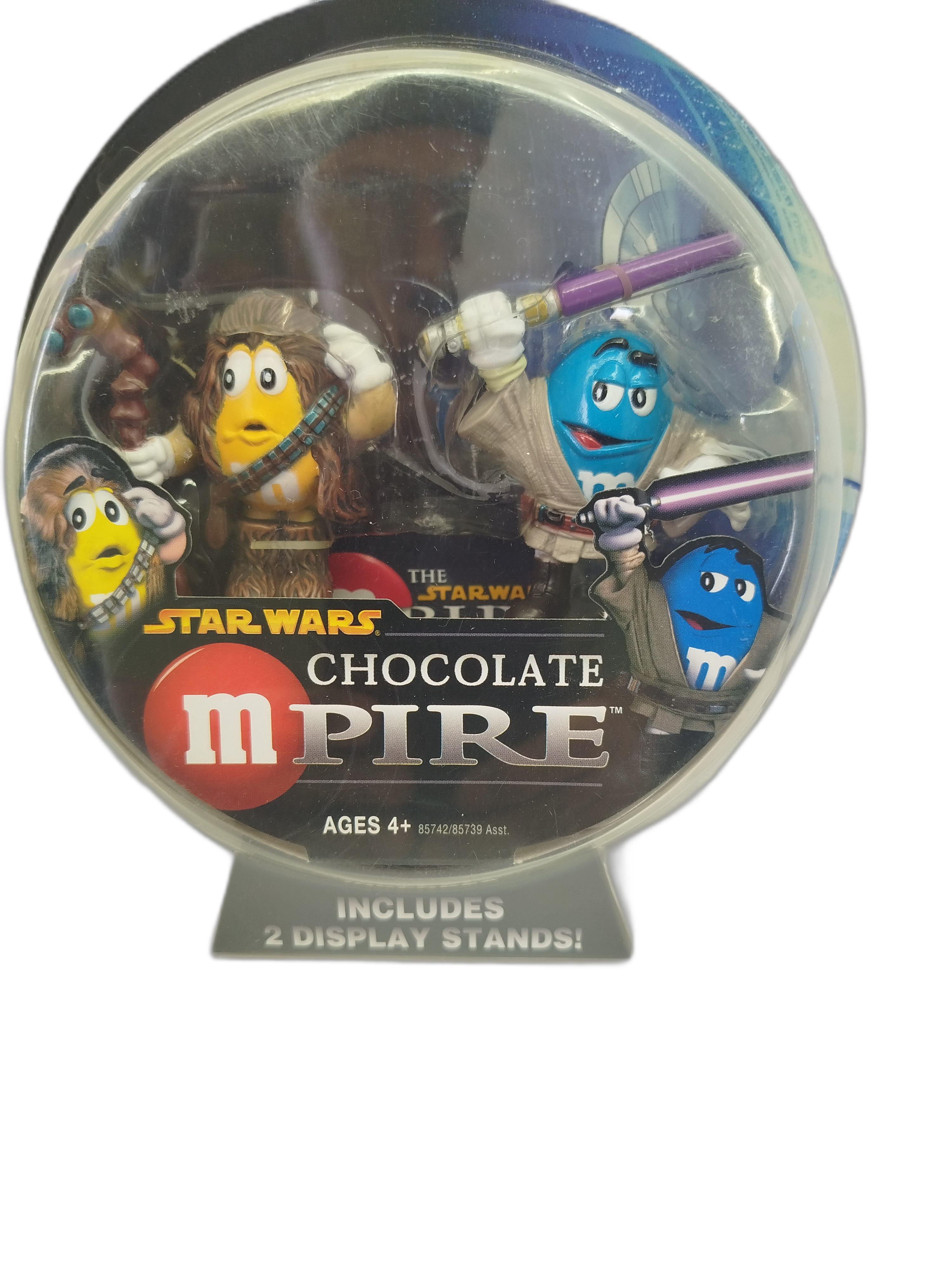 Star Wars: Chocolate M-Pire. Personajes de M&M'S transformados en Chewbacca y Mace Windu