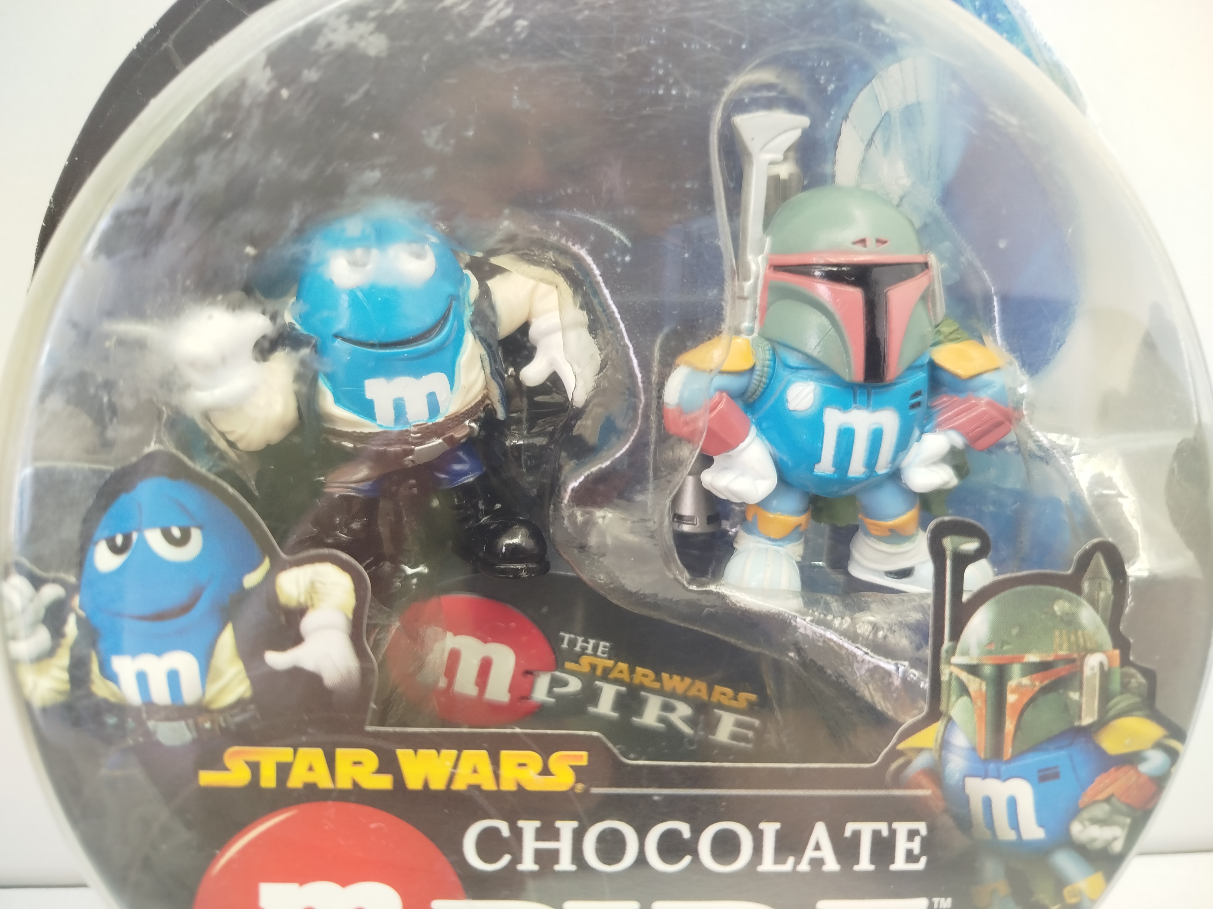Star Wars: Chocolate M-Pire. Personajes de M&M'S transformados en Han Solo y Boba Fett