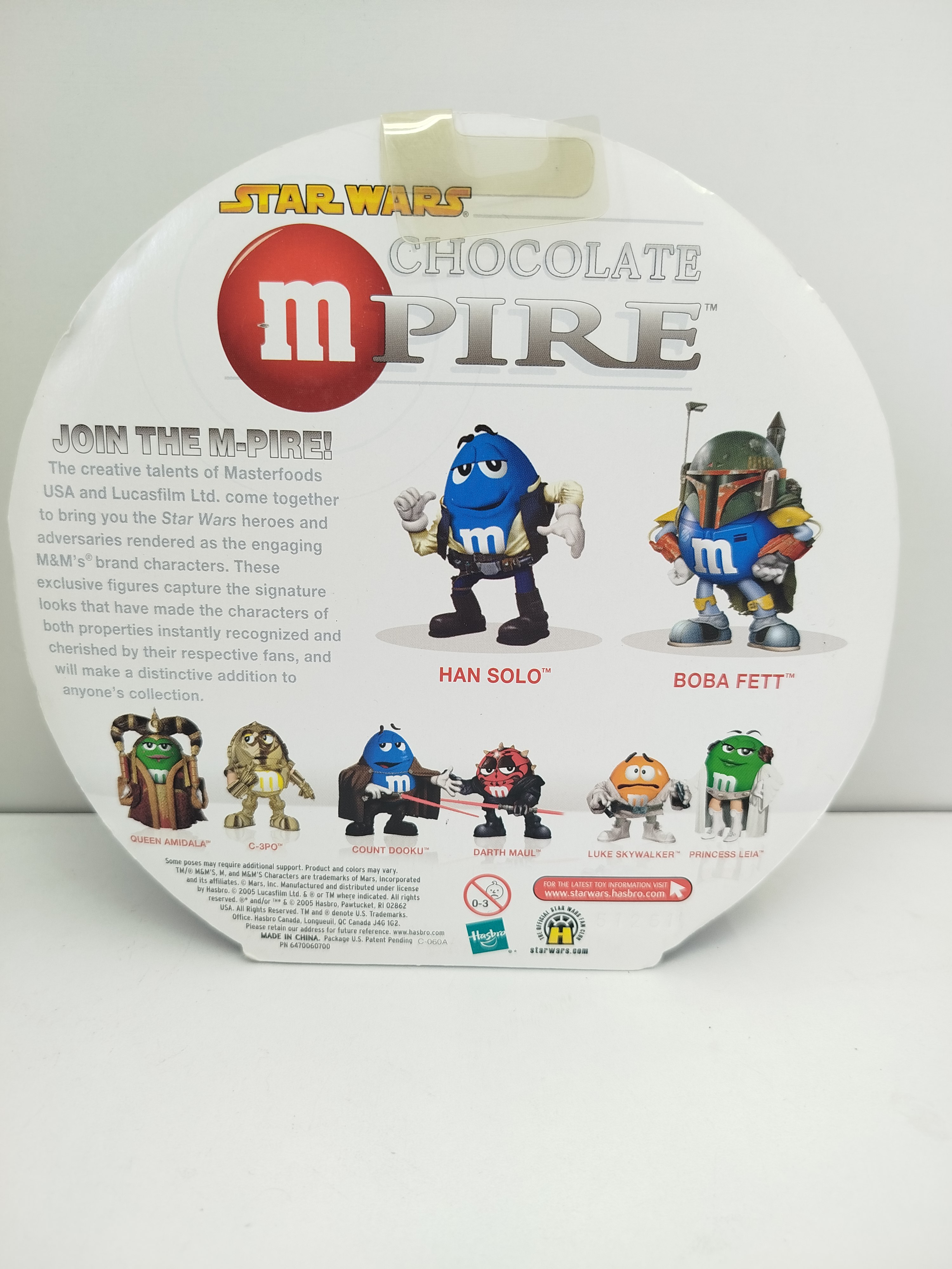 Star Wars: Chocolate M-Pire. Personajes de M&M'S transformados en Han Solo y Boba Fett