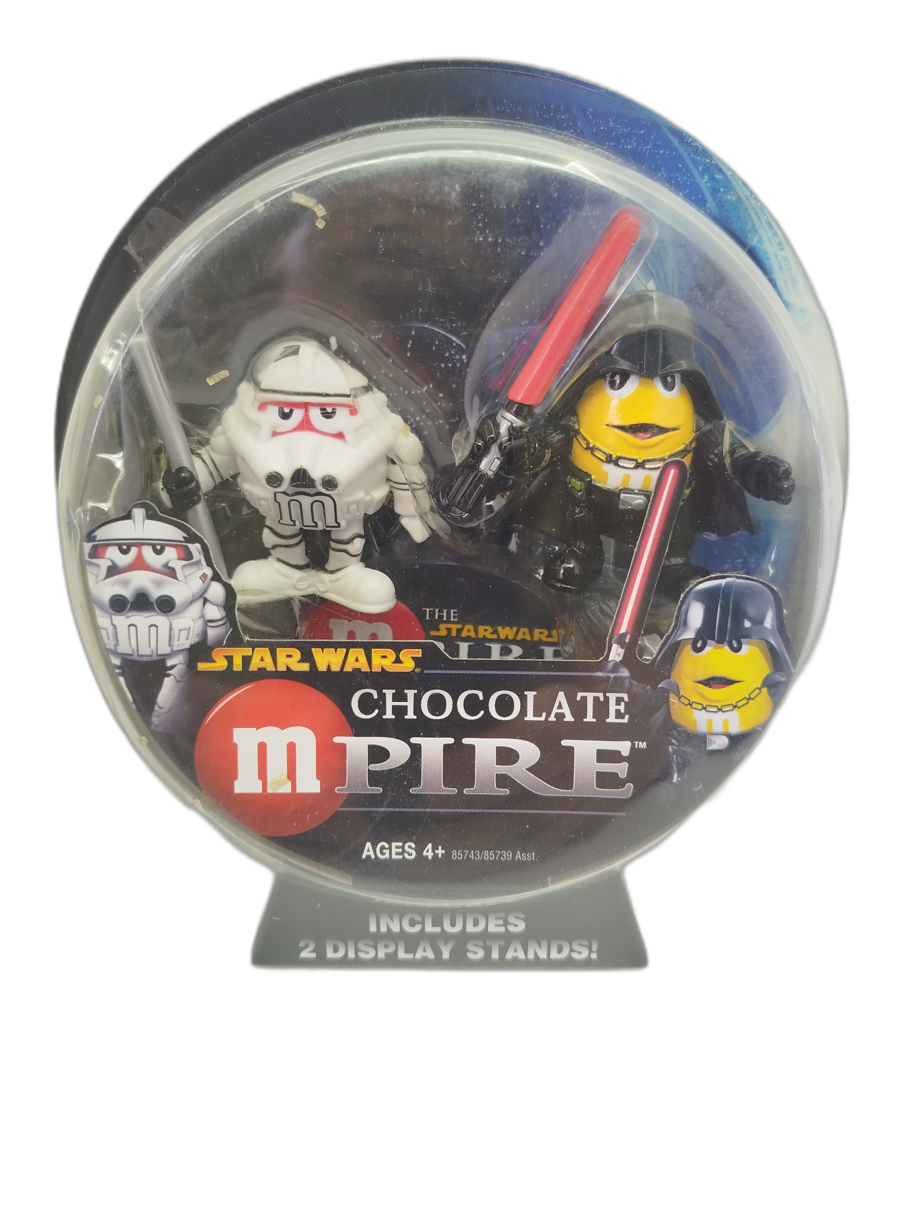 Star Wars: Chocolate M-Pire. Personajes de M&M'S transformados en Clone Trooper y Darth Vader