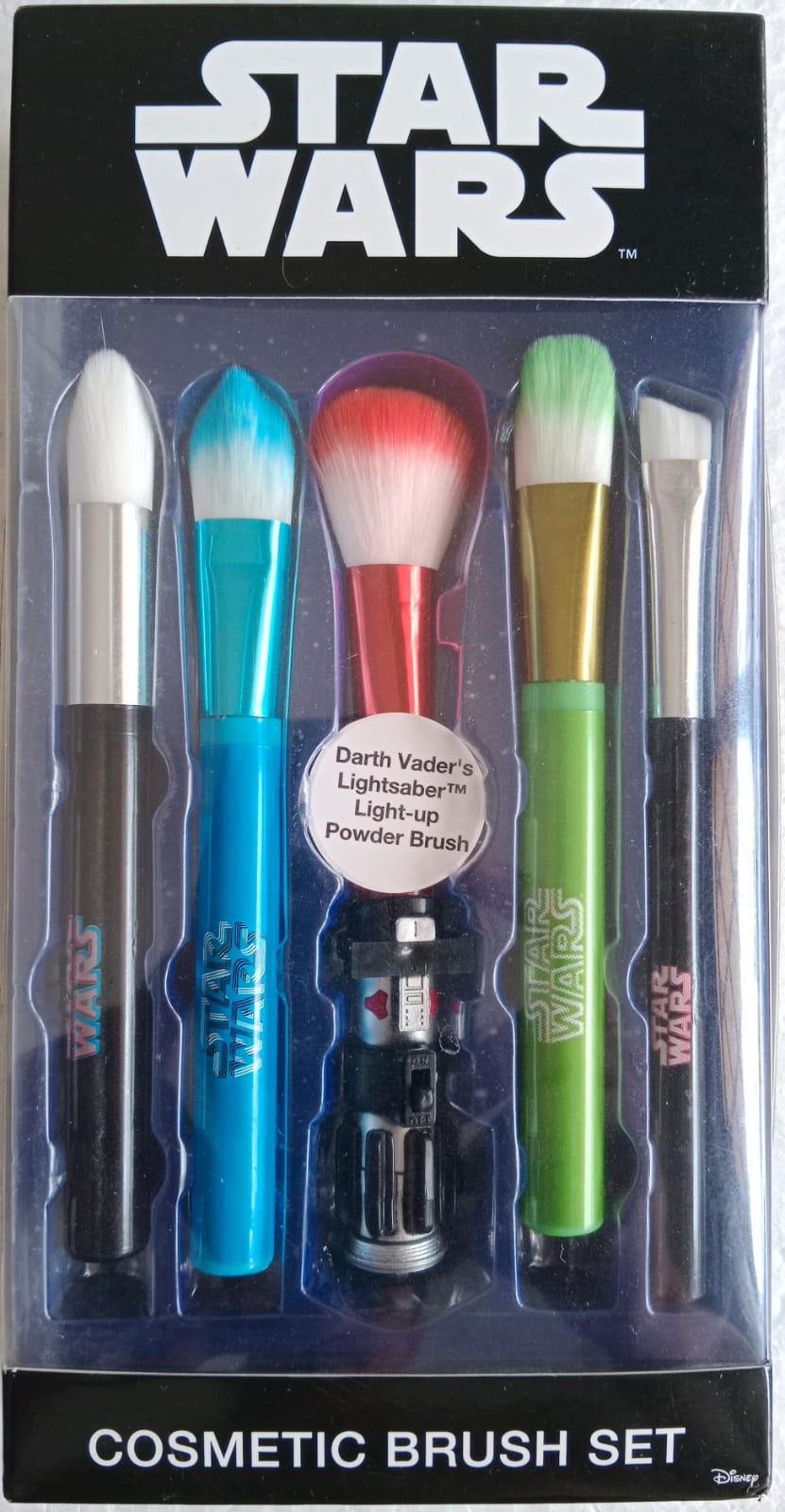 SET DE BROCHAS DE MAQUILLAJE STAR WARS (5 PIEZAS)