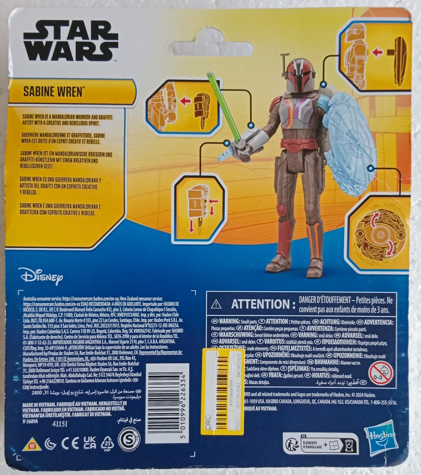 FIGURA STAR WARS: SABINE WREN (HASBRO)