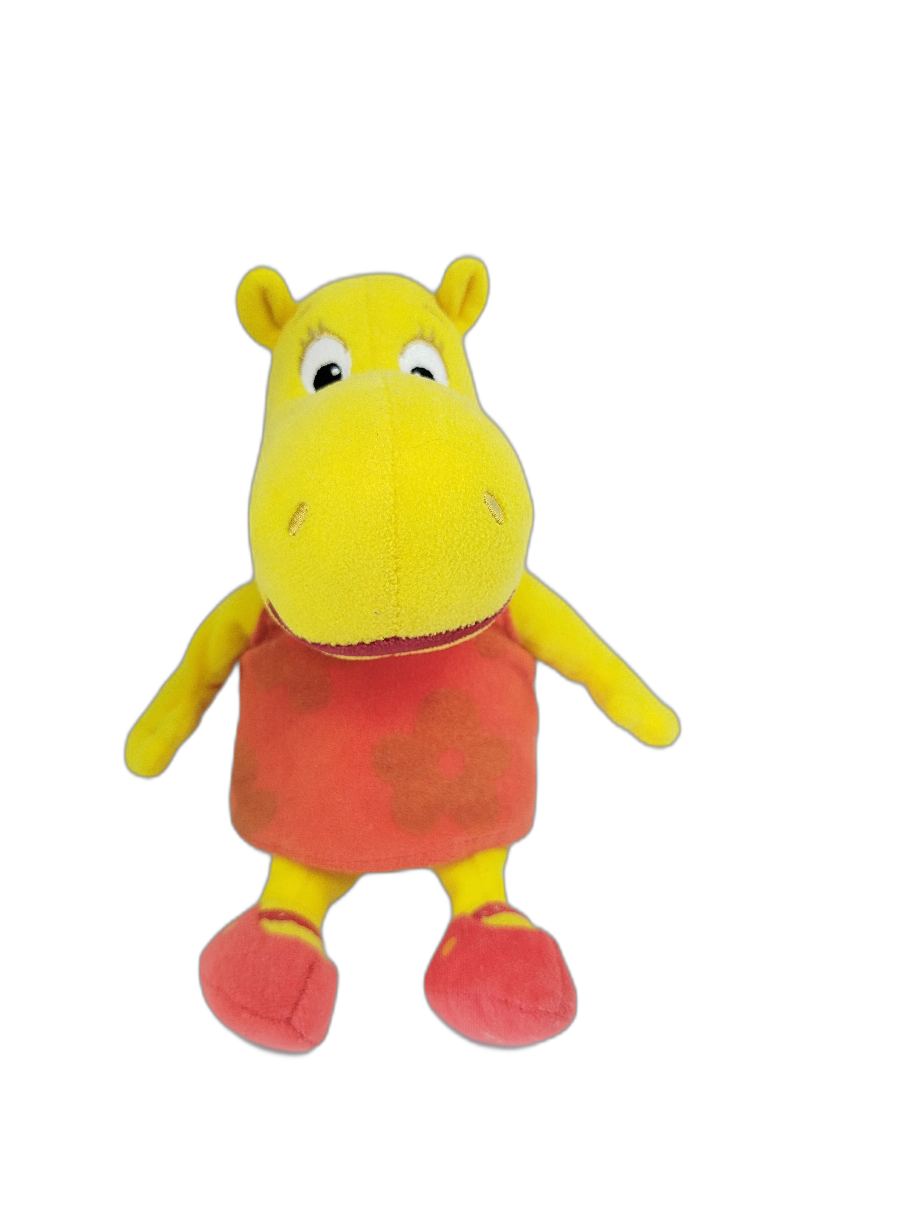 Peluche Tasha, el hipopótamo amarillo de la serie animada Los Backyardigans