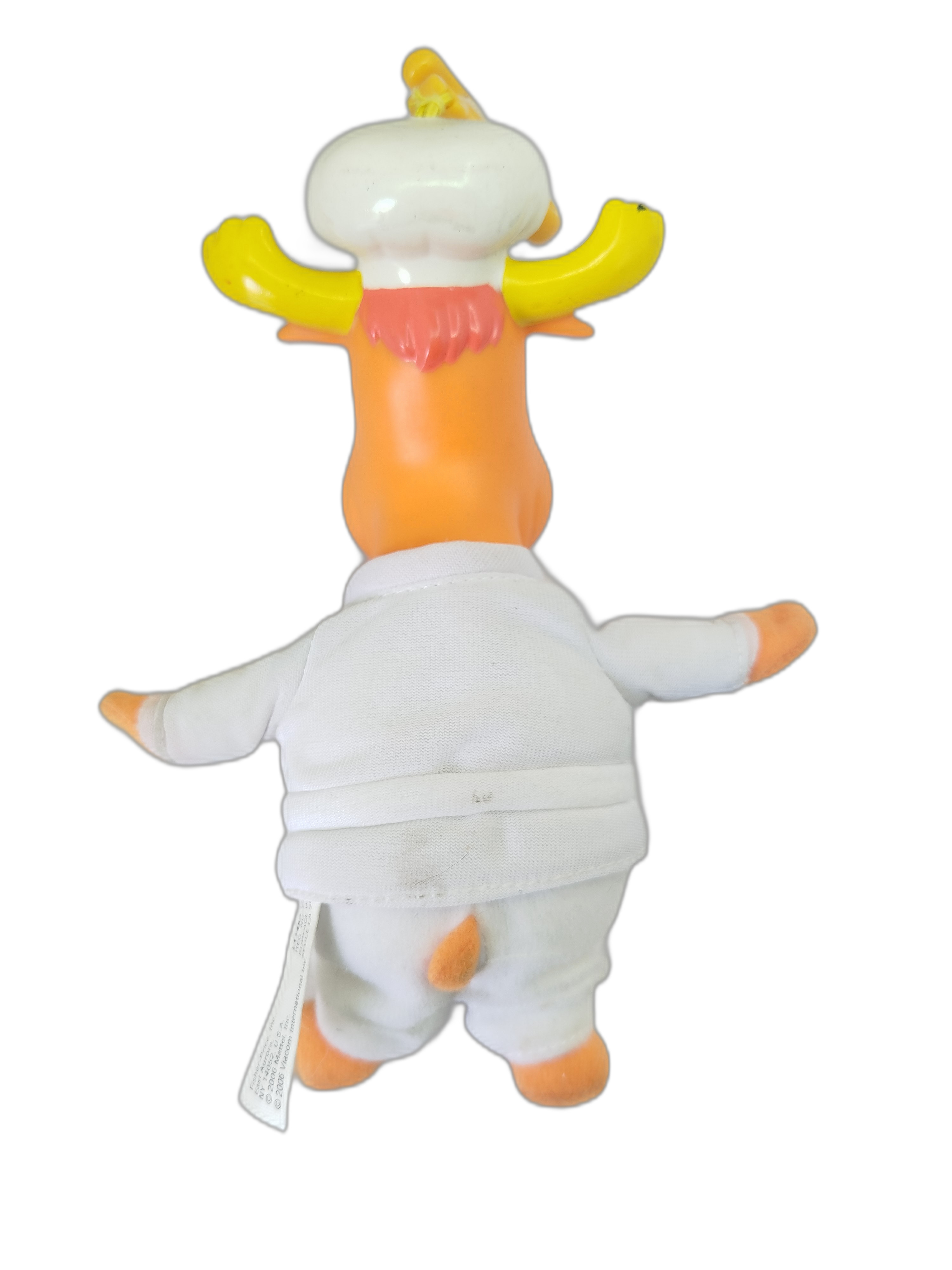 Peluche Tyrone, el alce de Los Backyardigans, en su icónica versión de Maestro Pay Pastelero