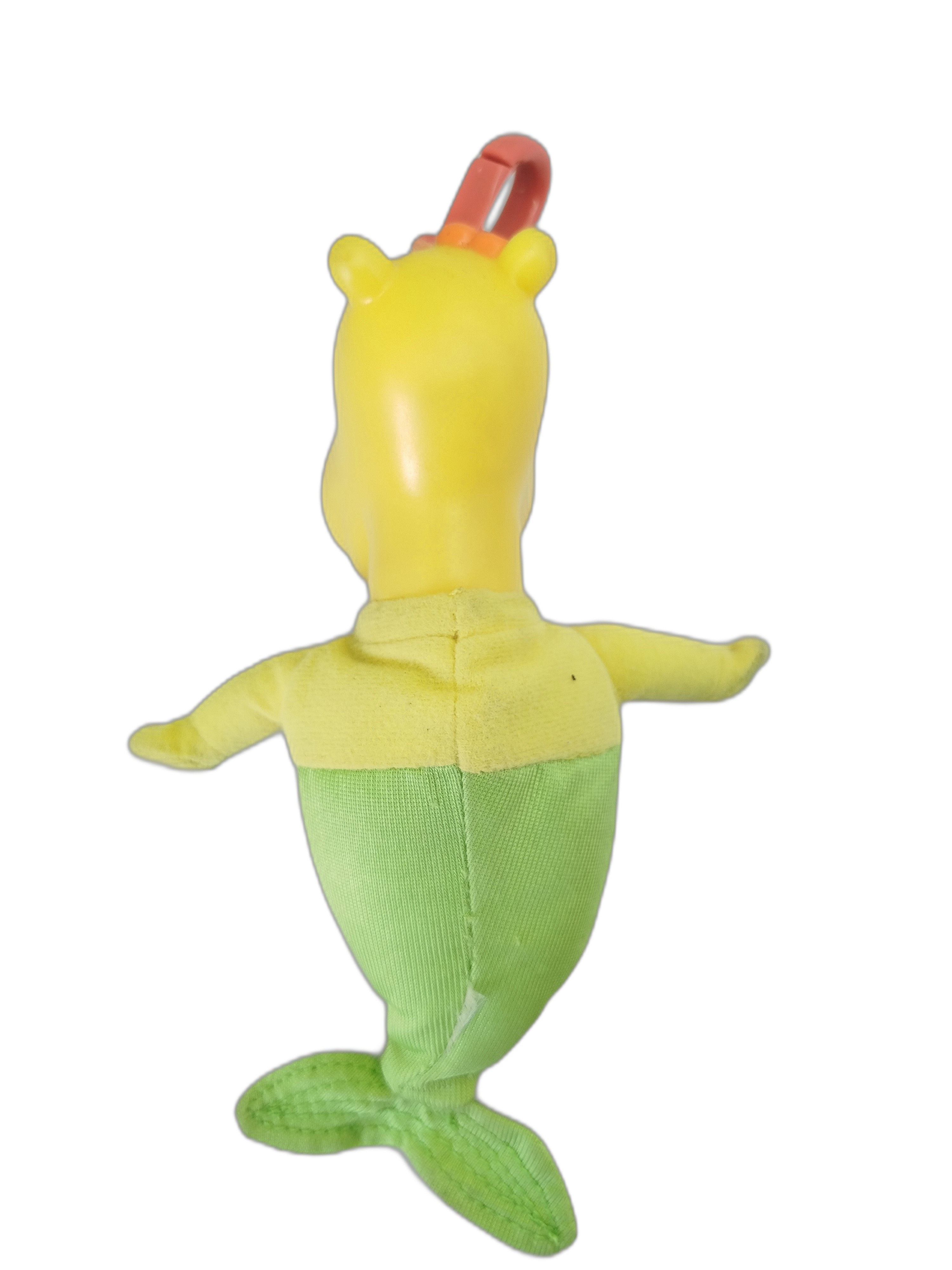 Peluche Tasha, el hipopótamo amarillo de Los Backyardigans, en su versión de Sirena