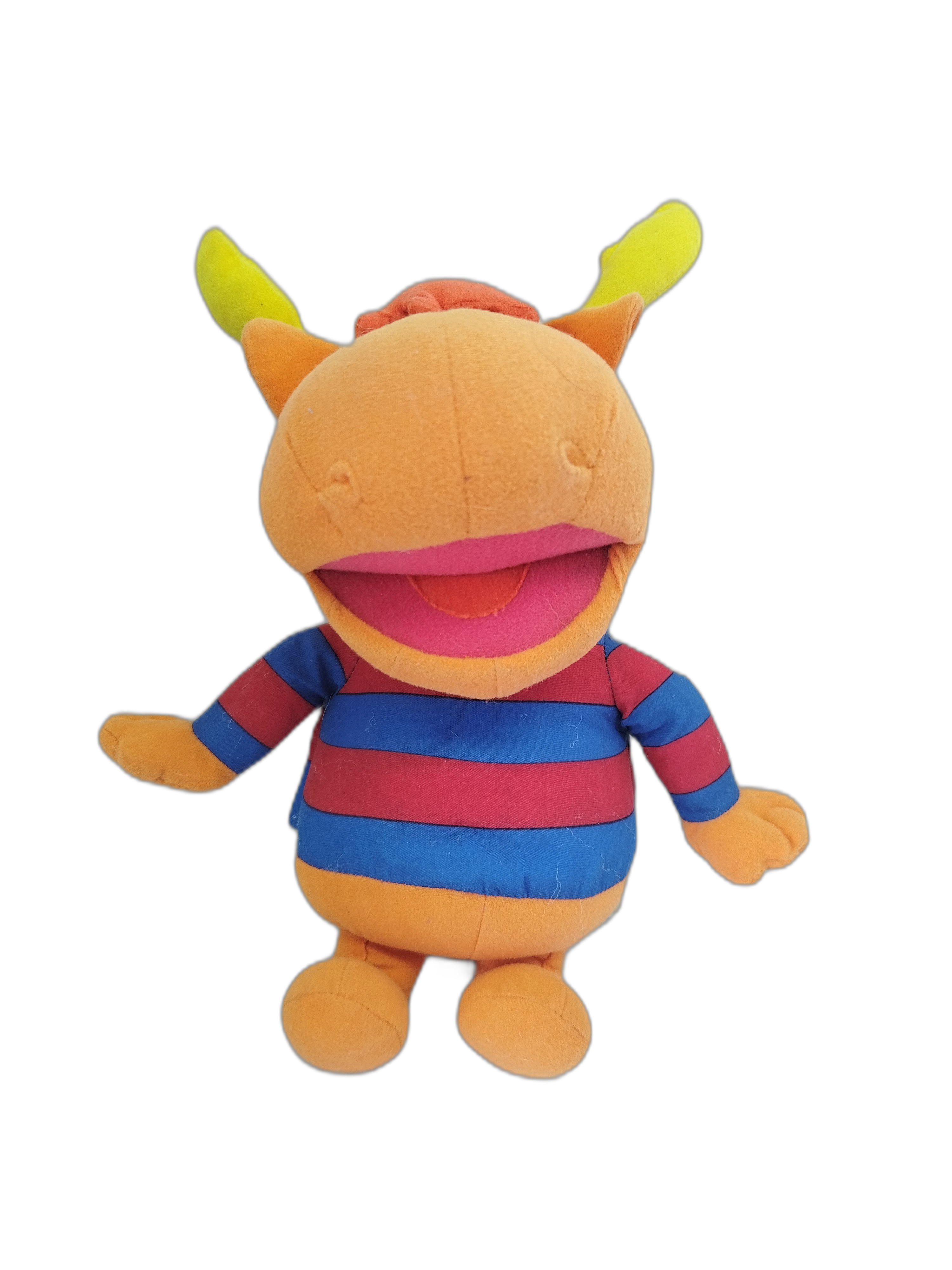 Peluche Tyrone, el alce naranja de Los Backyardigans, en su clásica versión regular de la línea Ty Beanie Baby (Ver video)