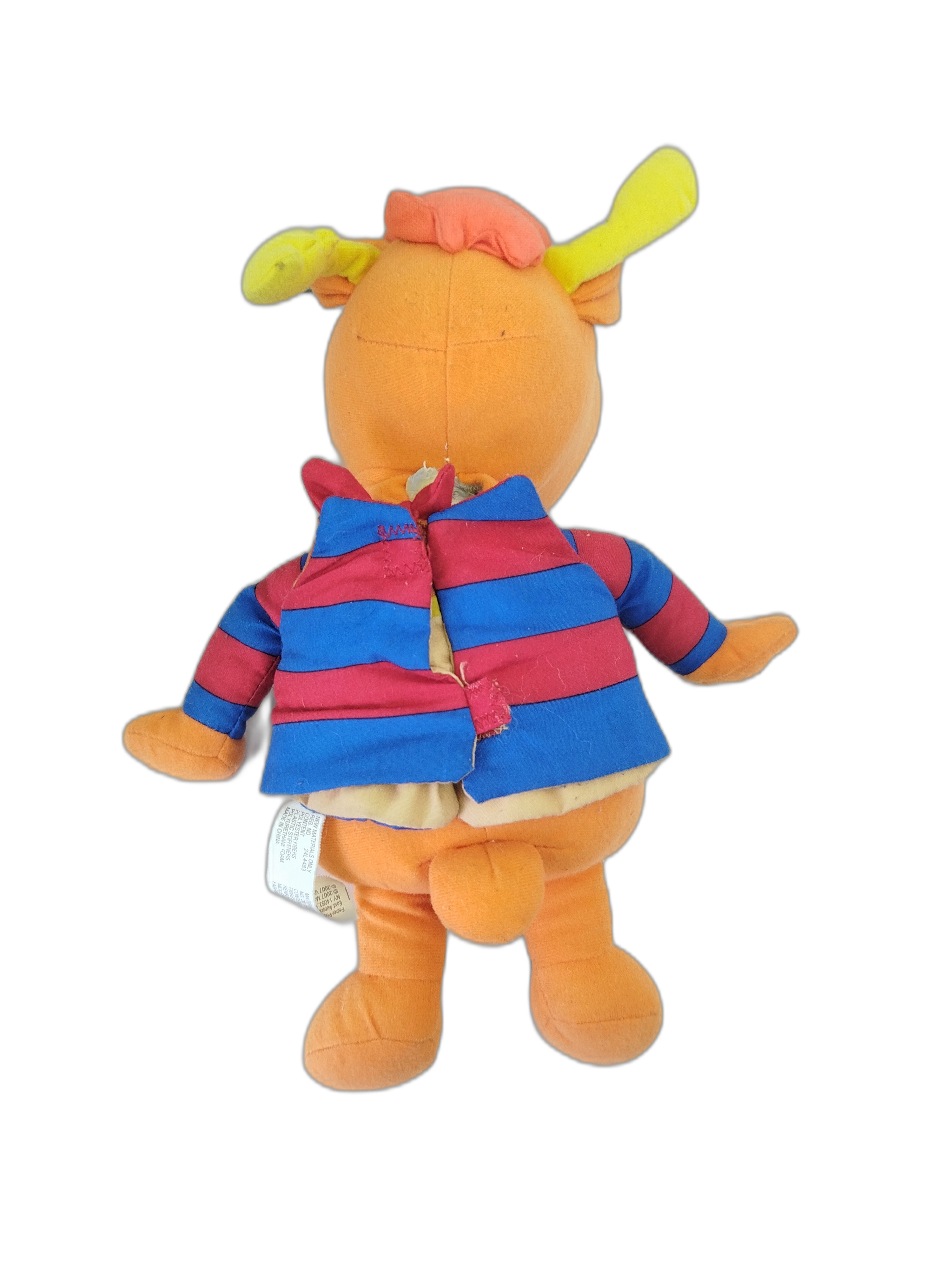 Peluche Tyrone, el alce naranja de Los Backyardigans, en su clásica versión regular de la línea Ty Beanie Baby (Ver video)