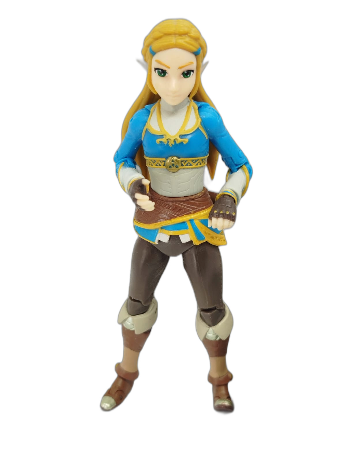 Lámpara Master Sword (Paladone) y figuras articuladas de Link y Zelda de la línea World of Nintendo - (Lampara 22cm)