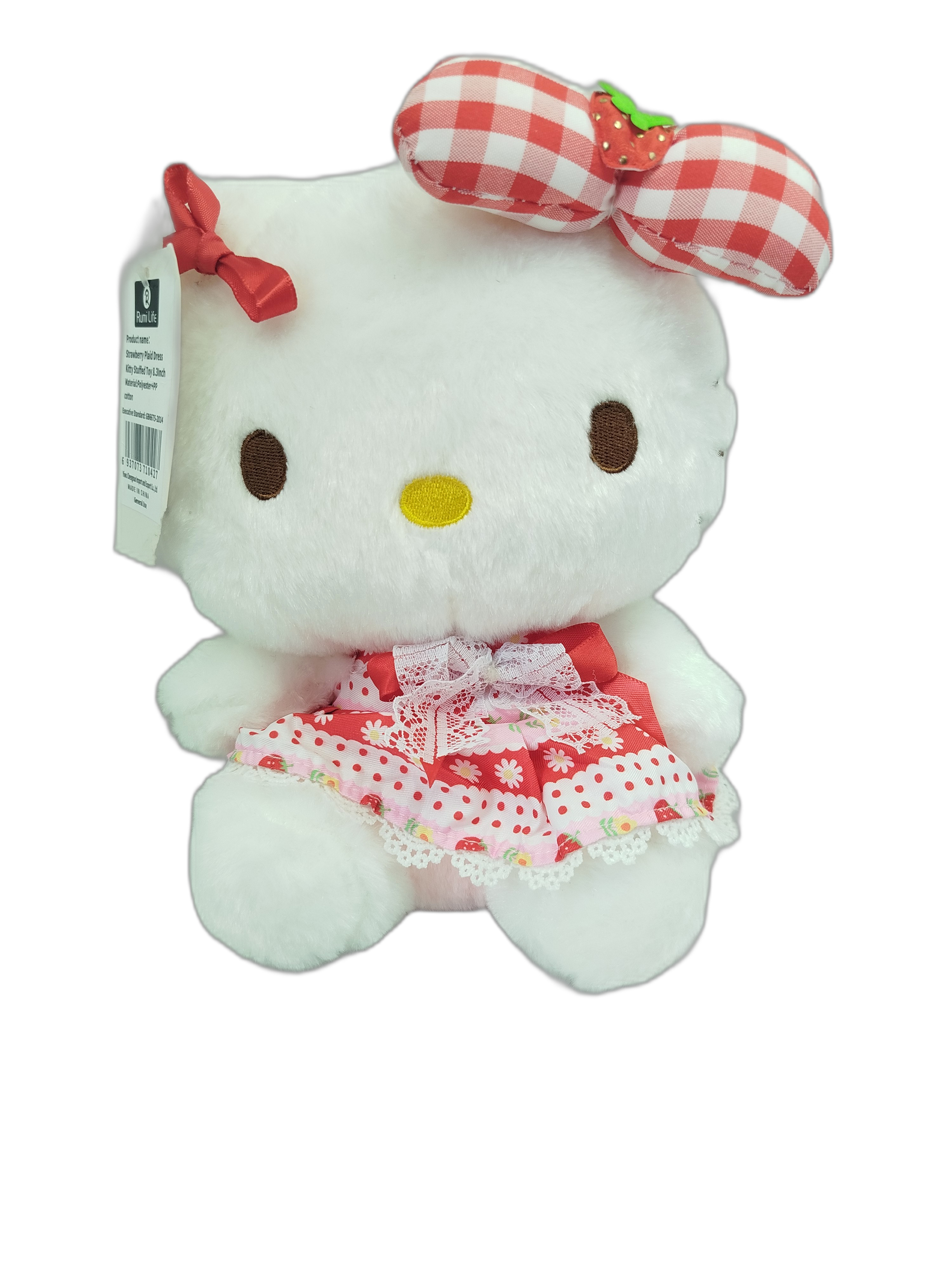 Hello Kitty con vestido de fresas (Strawberry Sweet Dress).