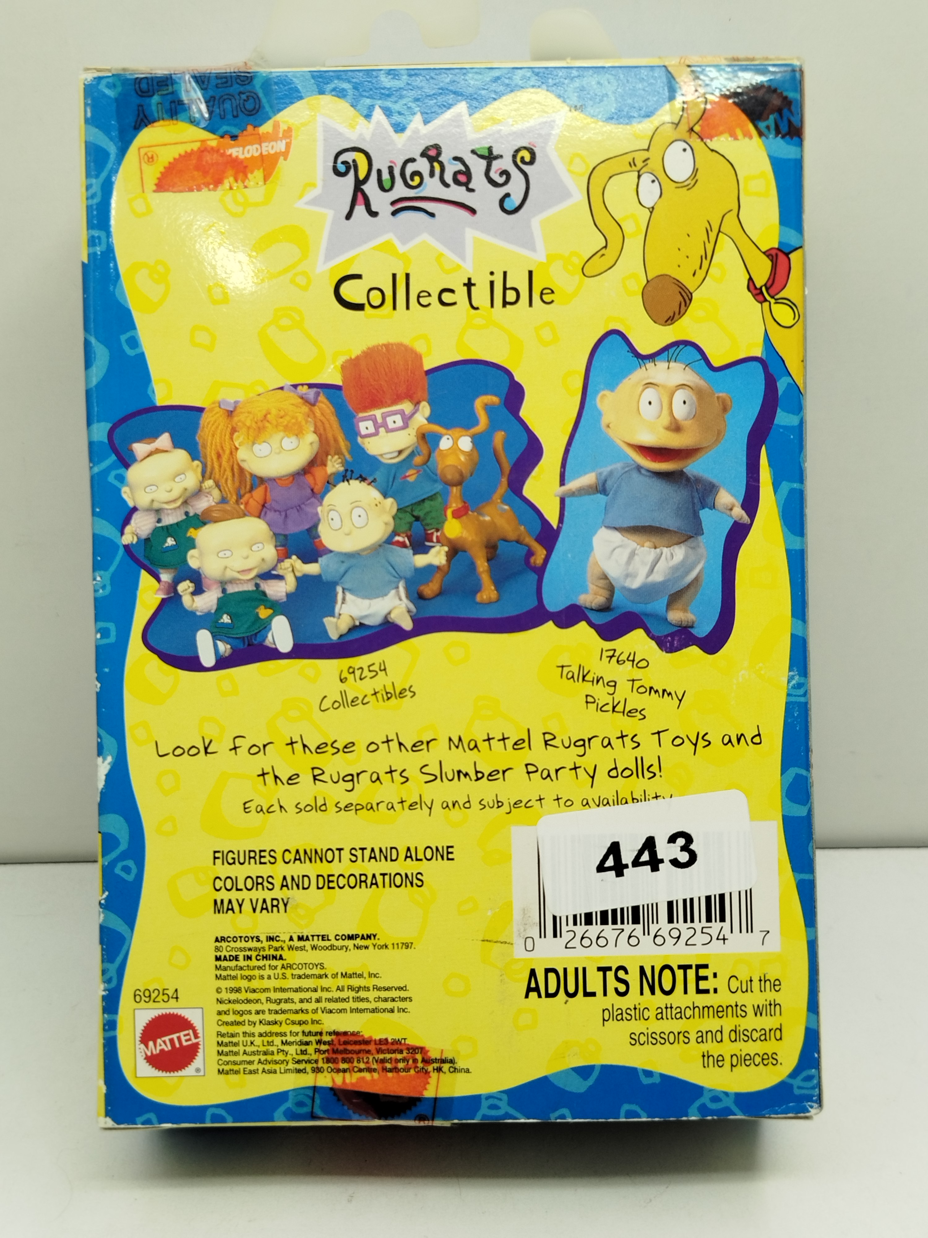 Angélica Pickles de la línea principal Rugrats Collectible