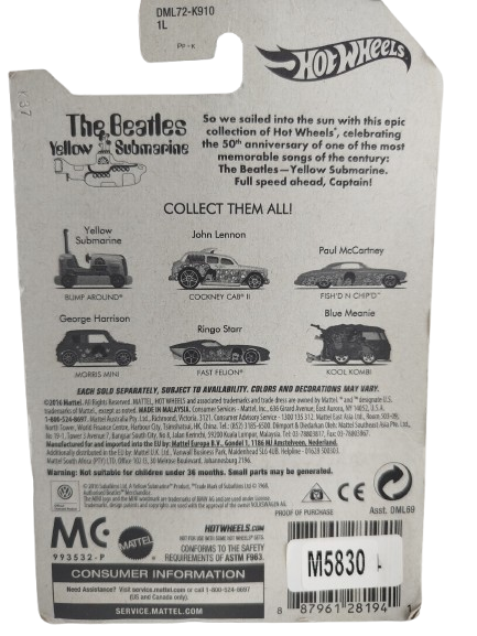HOTWHEELS -  THE BEATLES