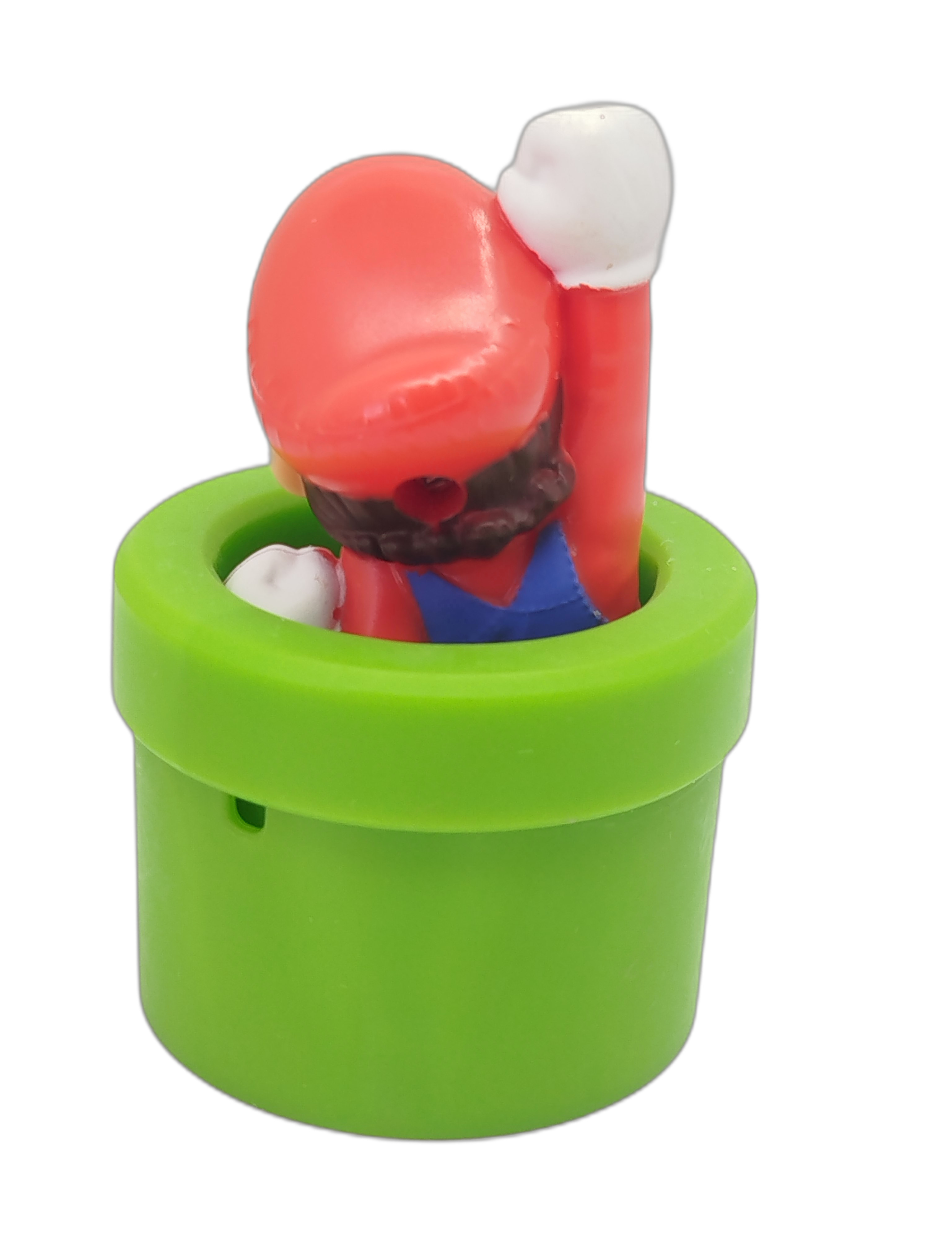 Mario saliendo de la tubería verde