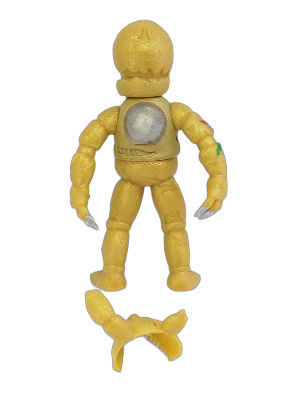 Five Nights at Freddy's - Nightmare Freddy, Nightmare Bonnie, un guardia de seguridad, Chica, Foxy y Springtrap, acompañados de cabezas o máscaras intercambiables