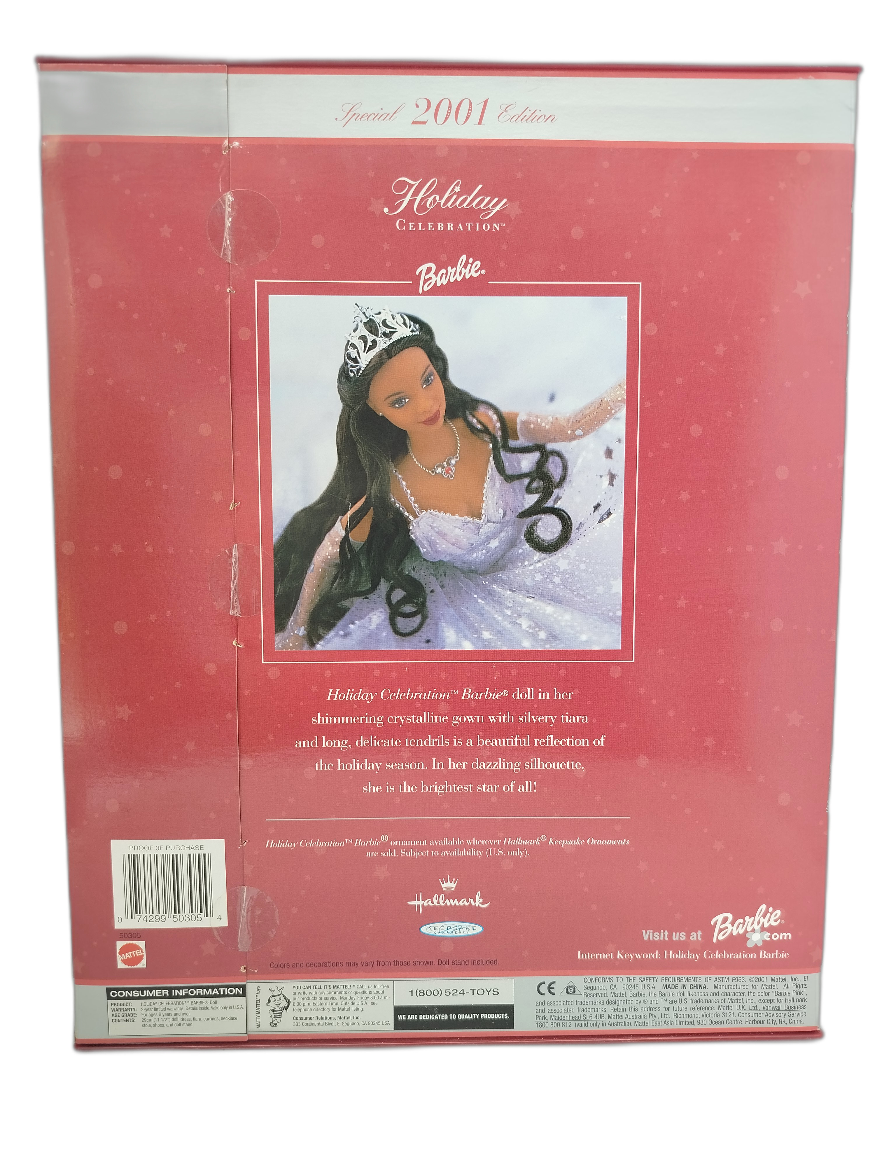 Barbie Holiday Celebration Edición Especial del año 2001