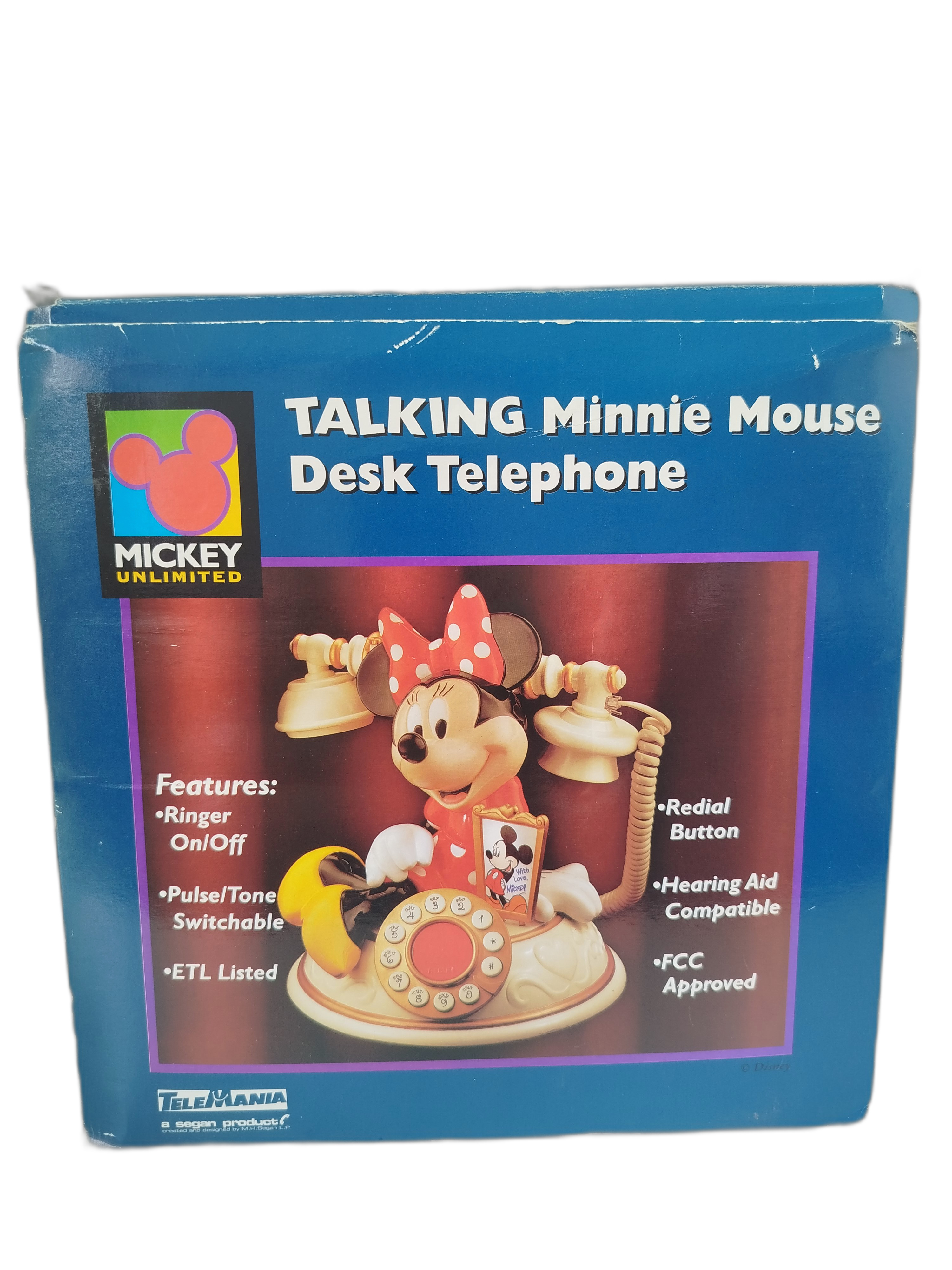  Teléfono Vintage de Escritorio de Minnie Mouse