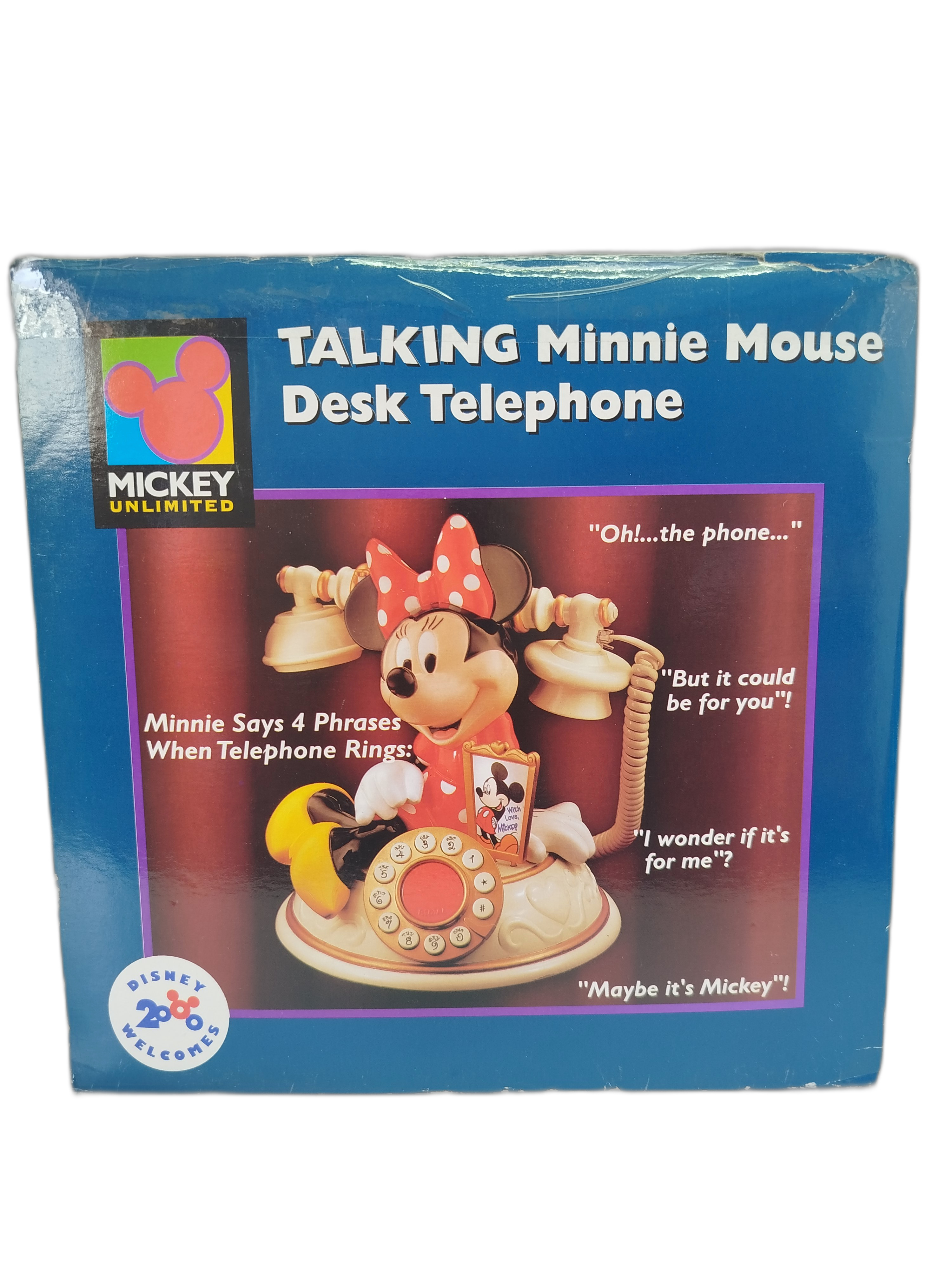  Teléfono Vintage de Escritorio de Minnie Mouse