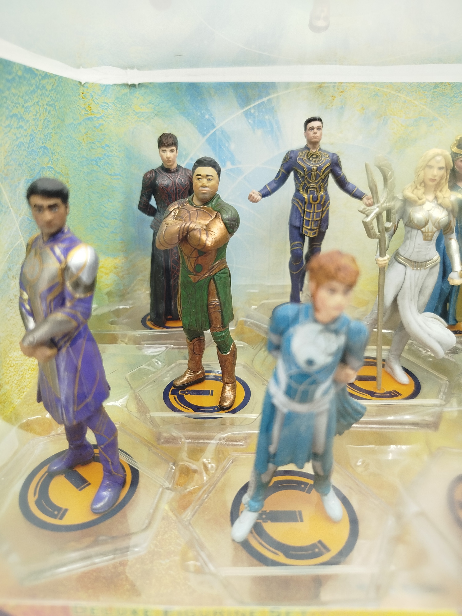  figuras de lujo (Deluxe Figurine Playset) oficial de la película Eternals de Marvel Studios