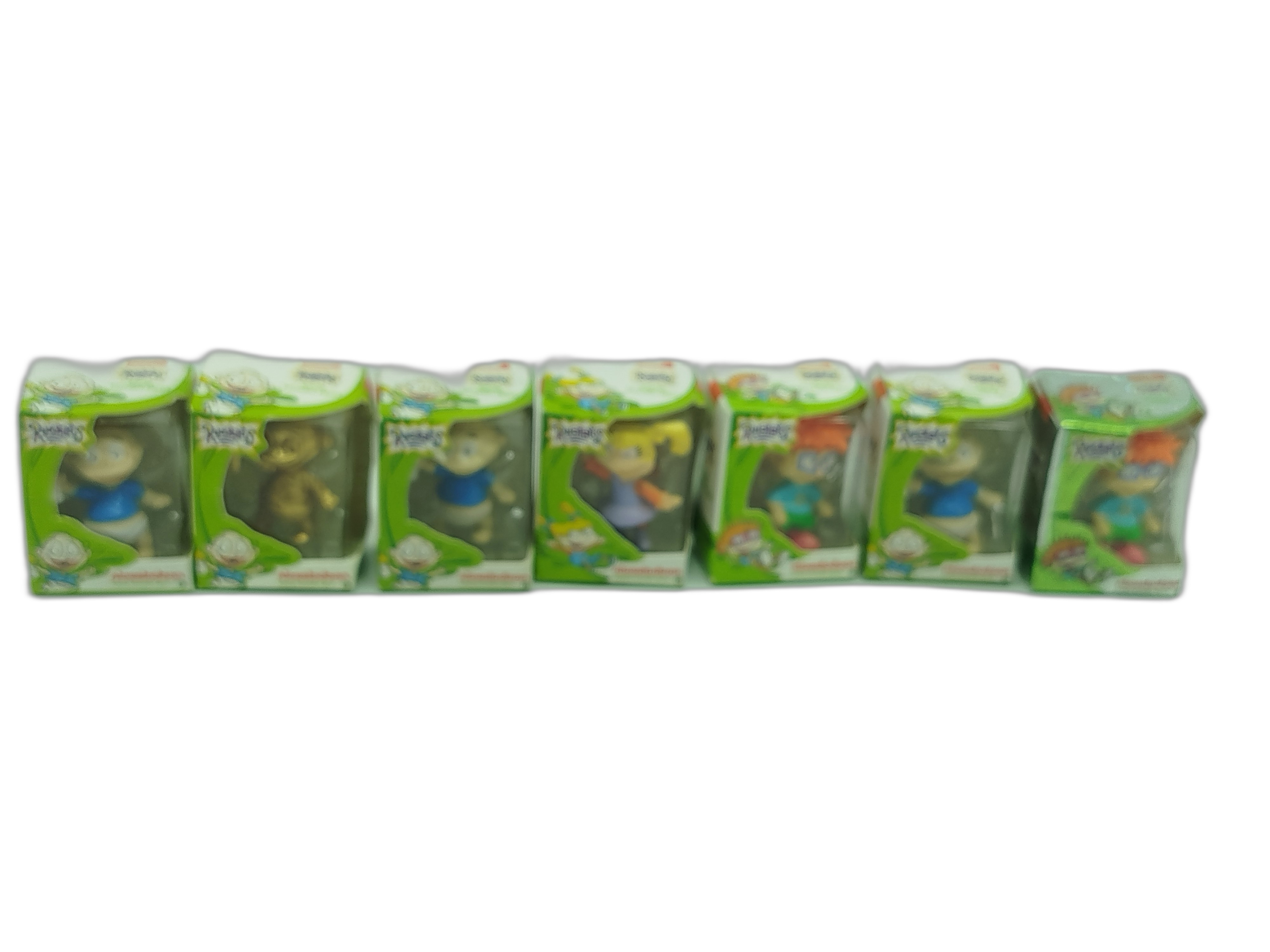 Lote Mini Rugrats Lote de 7 Nickelodeon, figuras de 2 a 2.5 cm