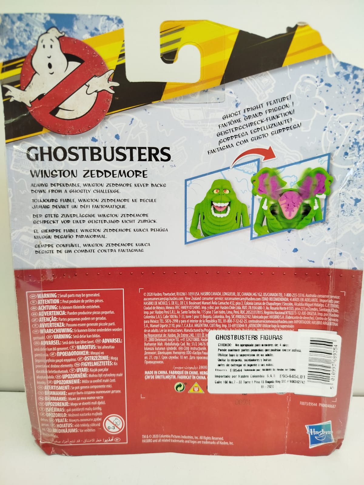 Los Cazafantasmas - Winston Zeddemore, completando otro miembro clave del equipo en la línea Ghostbusters Fright Features