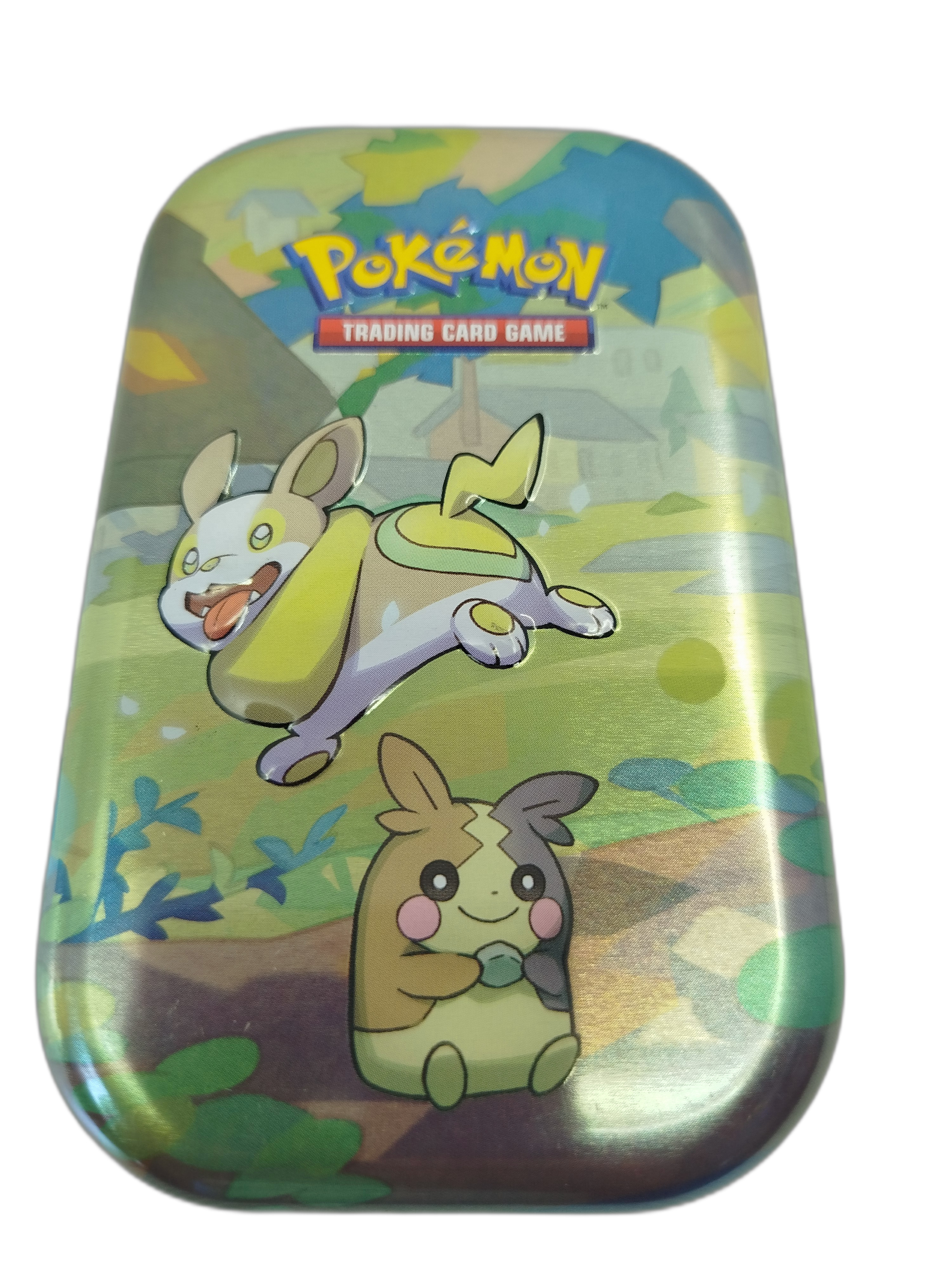  Pokemon - Mini Lata metálica de Eevee & Meltan perteneciente a la expansión especial Pokémon GO de Pokémon TCG