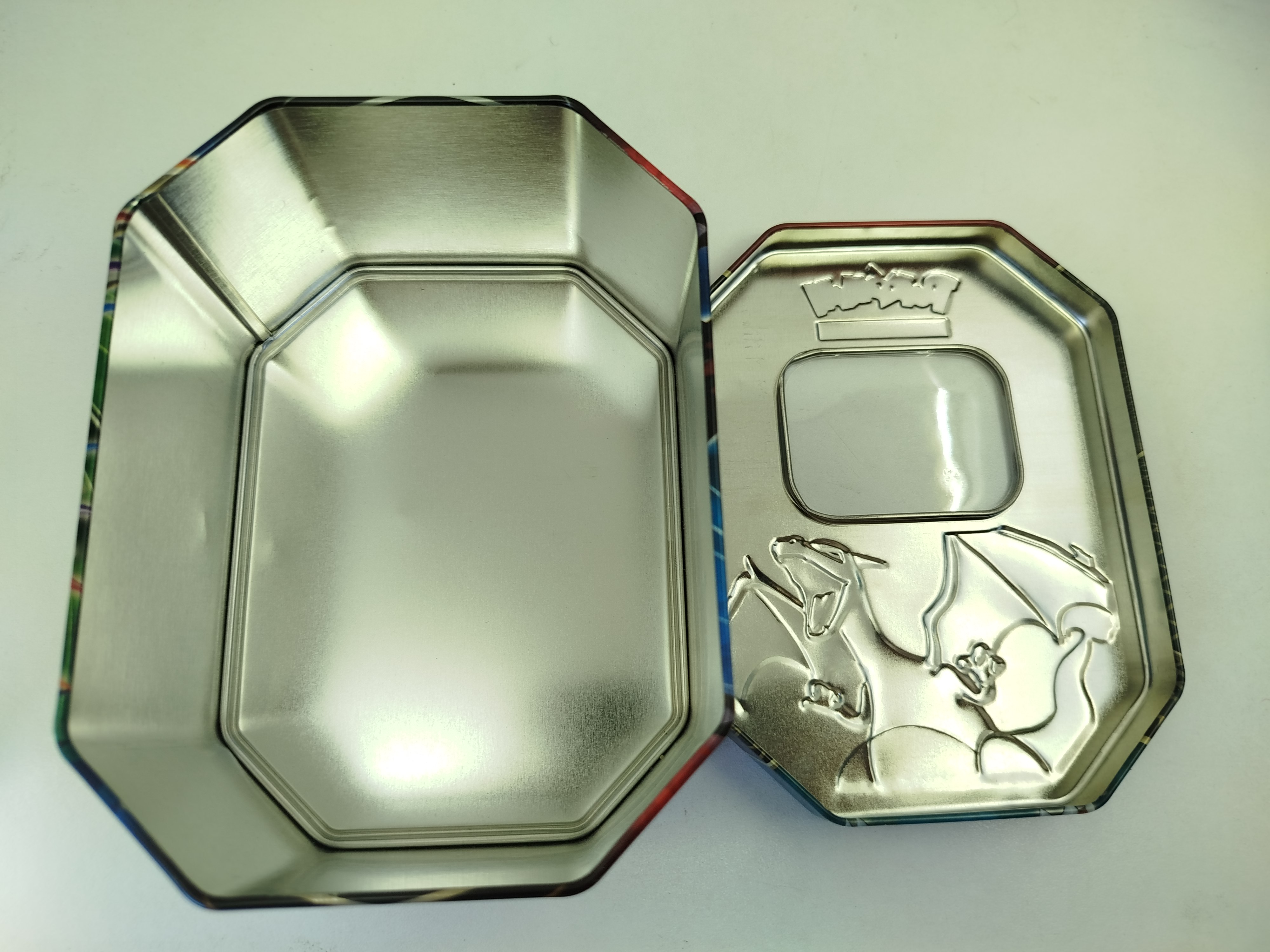  Pokemon - Lata metálica de   Charizard EX Power Tin (también conocida como parte del set EX Power Trio Tins)