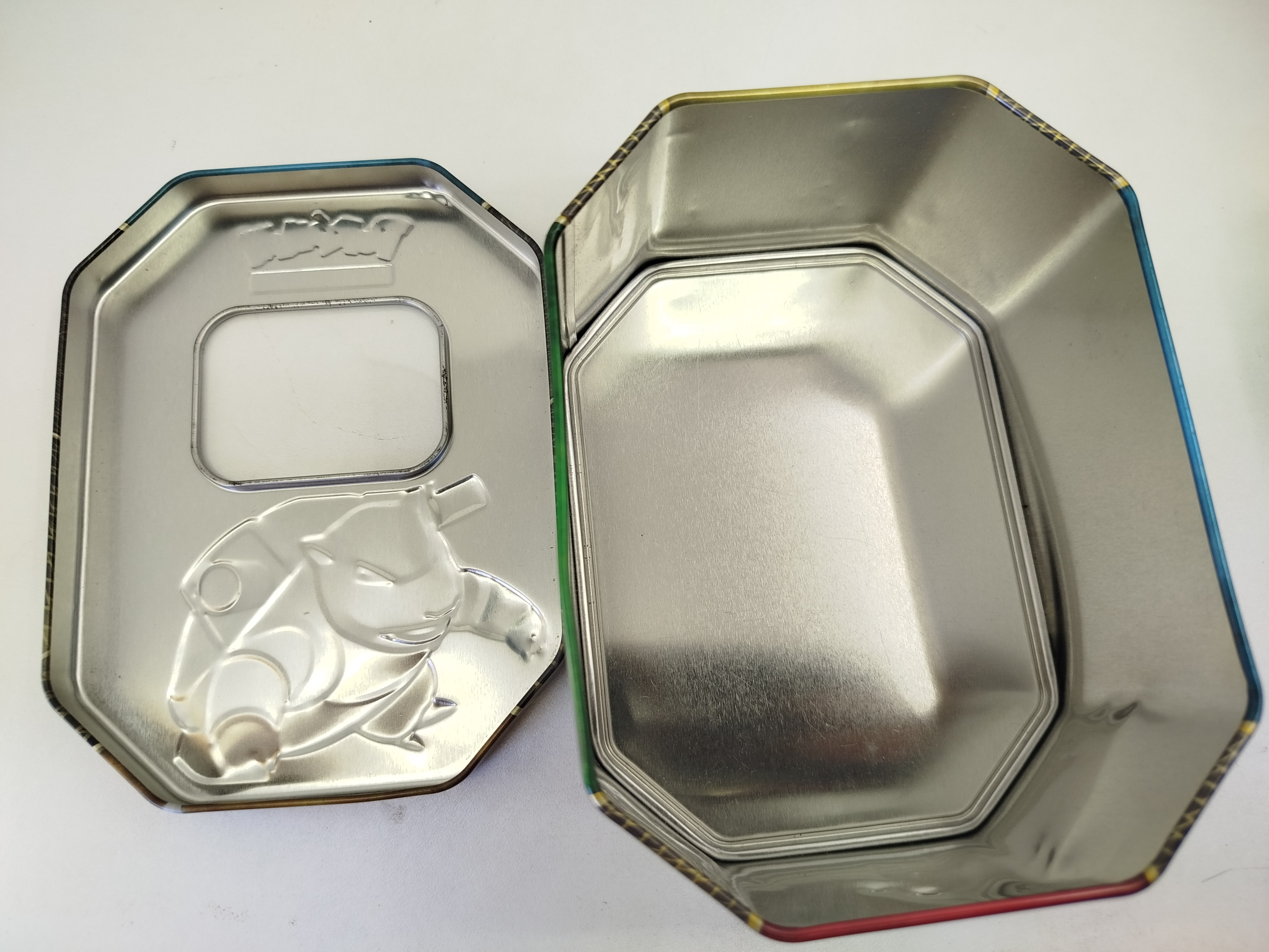  Pokemon - Lata metálica de     Blastoise EX Power Tin (también conocida como parte del set original EX Power Trio Tins)
