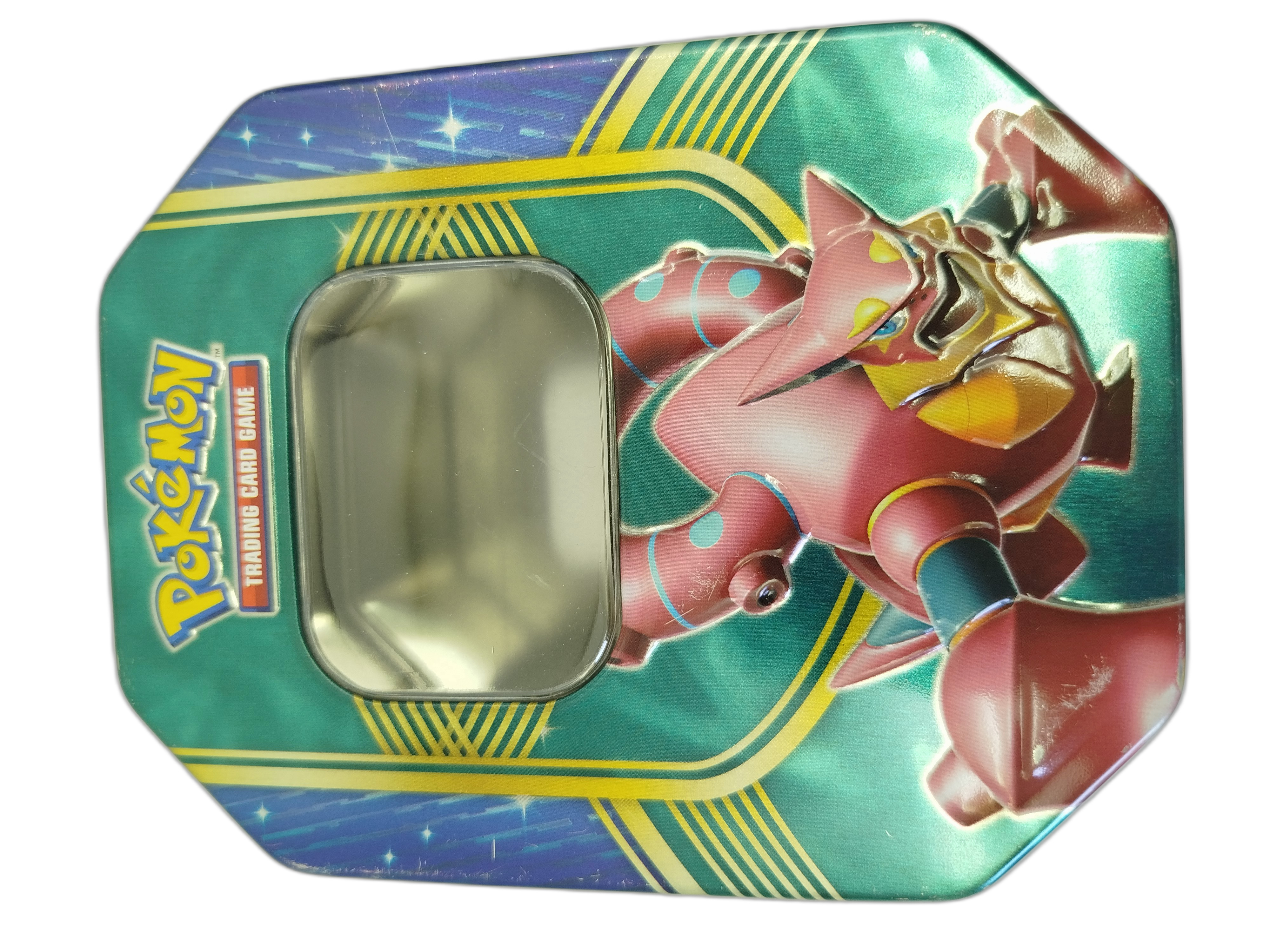  Pokemon - Lata metálica de  Volcanion-EX Battle Heart Tin