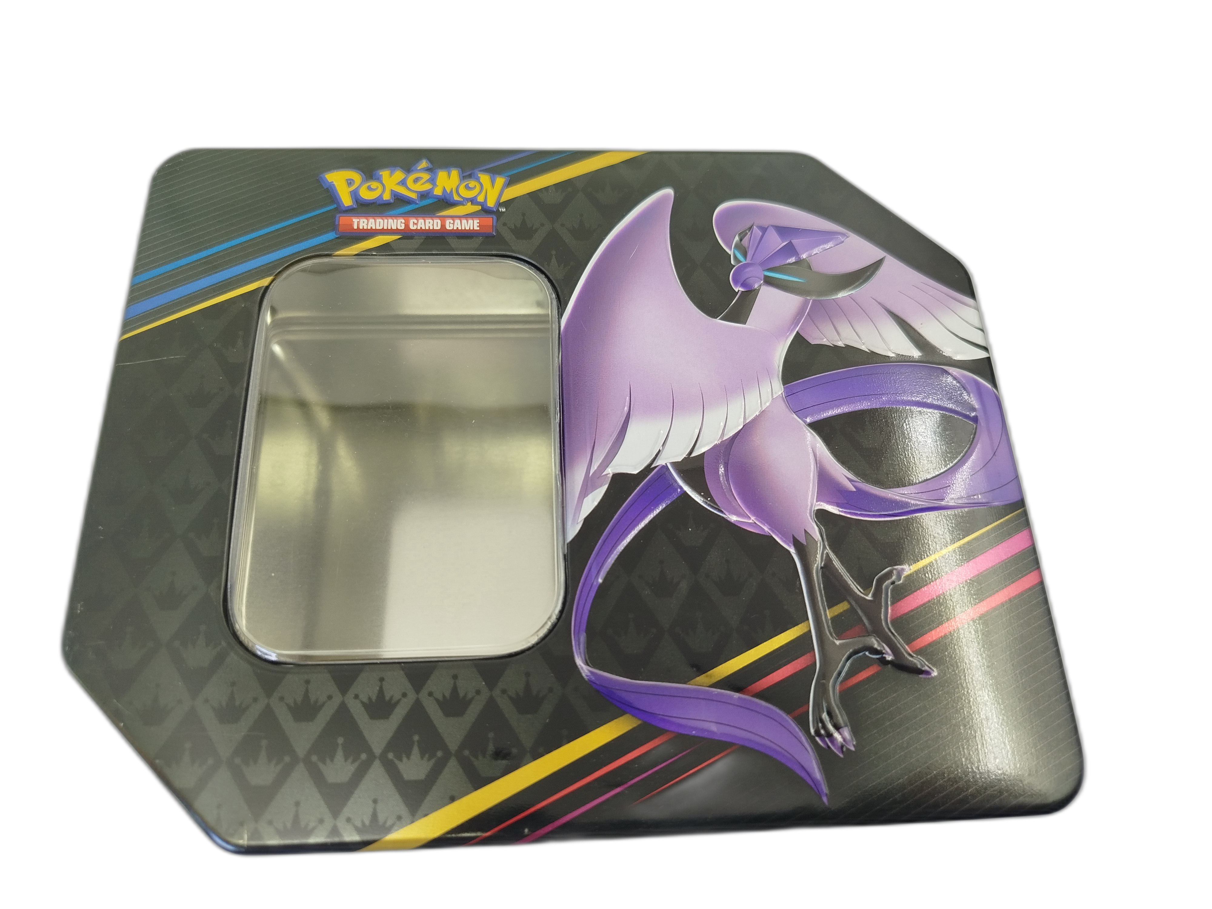  Pokemon - Lata metálica de  Crown Zenith Tin de Articuno de Galar
