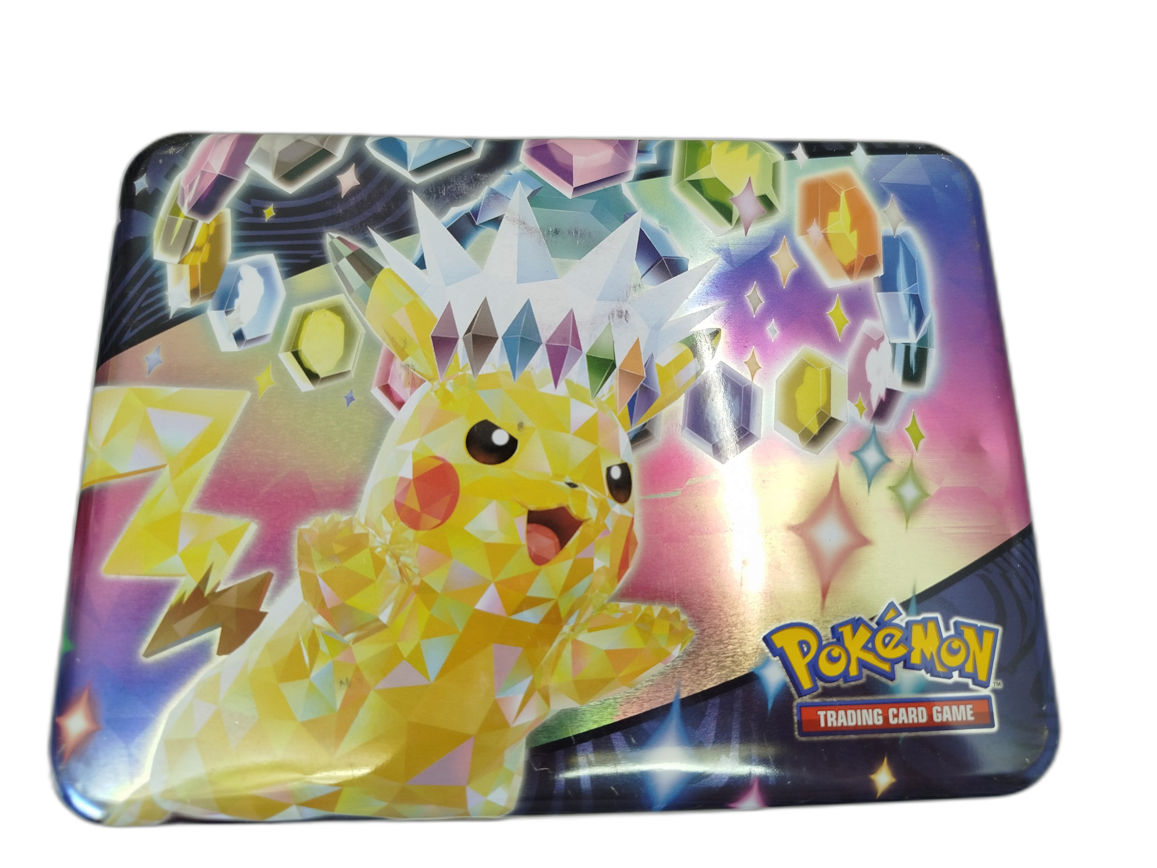  Pokemon - Lata metálica de  Pokémon con manija de Pikachu Teracristal Astral
