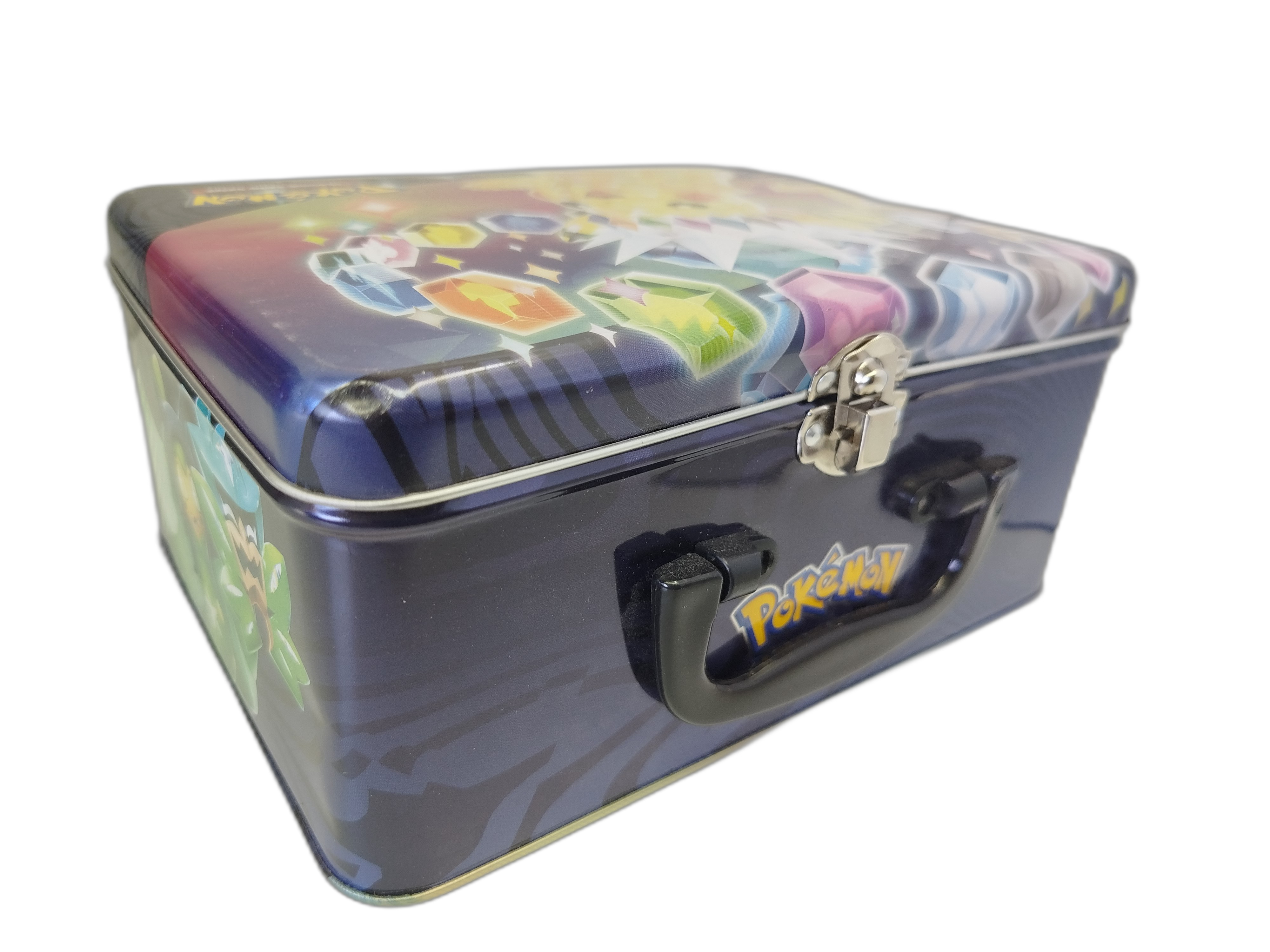  Pokemon - Lata metálica de  Pokémon con manija de Pikachu Teracristal Astral