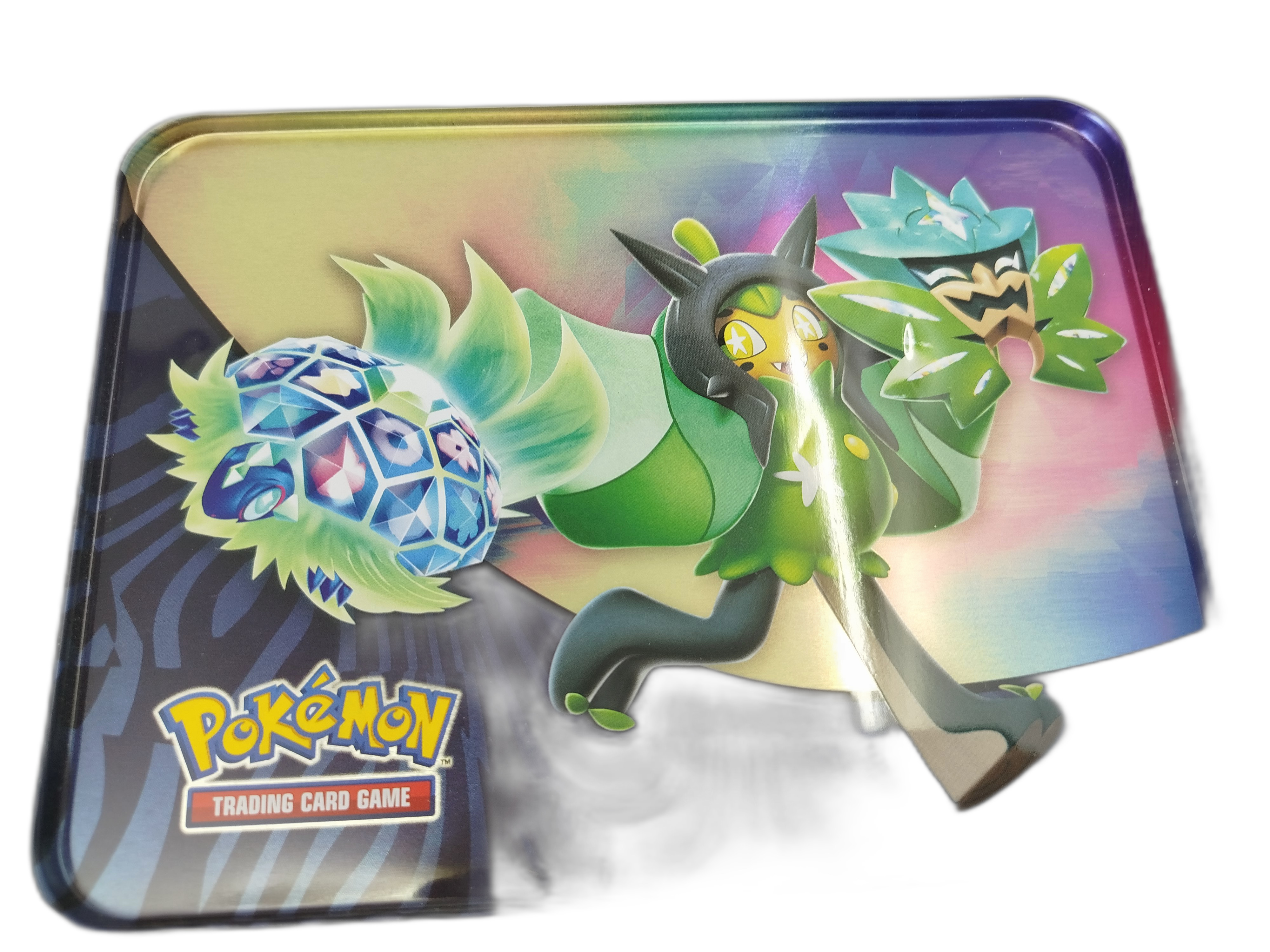  Pokemon - Lata metálica de  Pokémon con manija de Pikachu Teracristal Astral