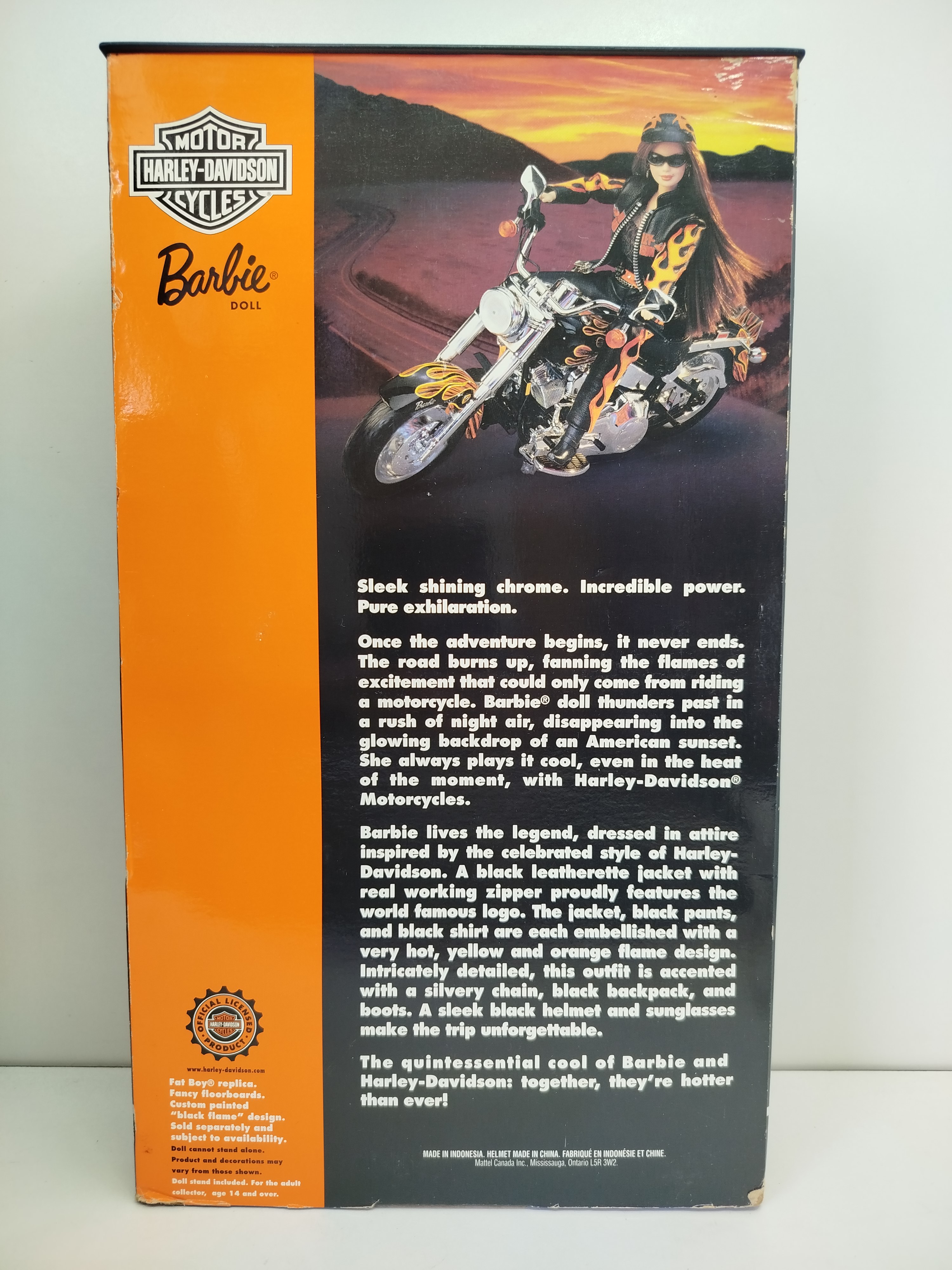 Barbie - Harley-Davidson Barbie Doll #5, lanzada al mercado por Mattel en el año 2000.  Caja en buen estado.