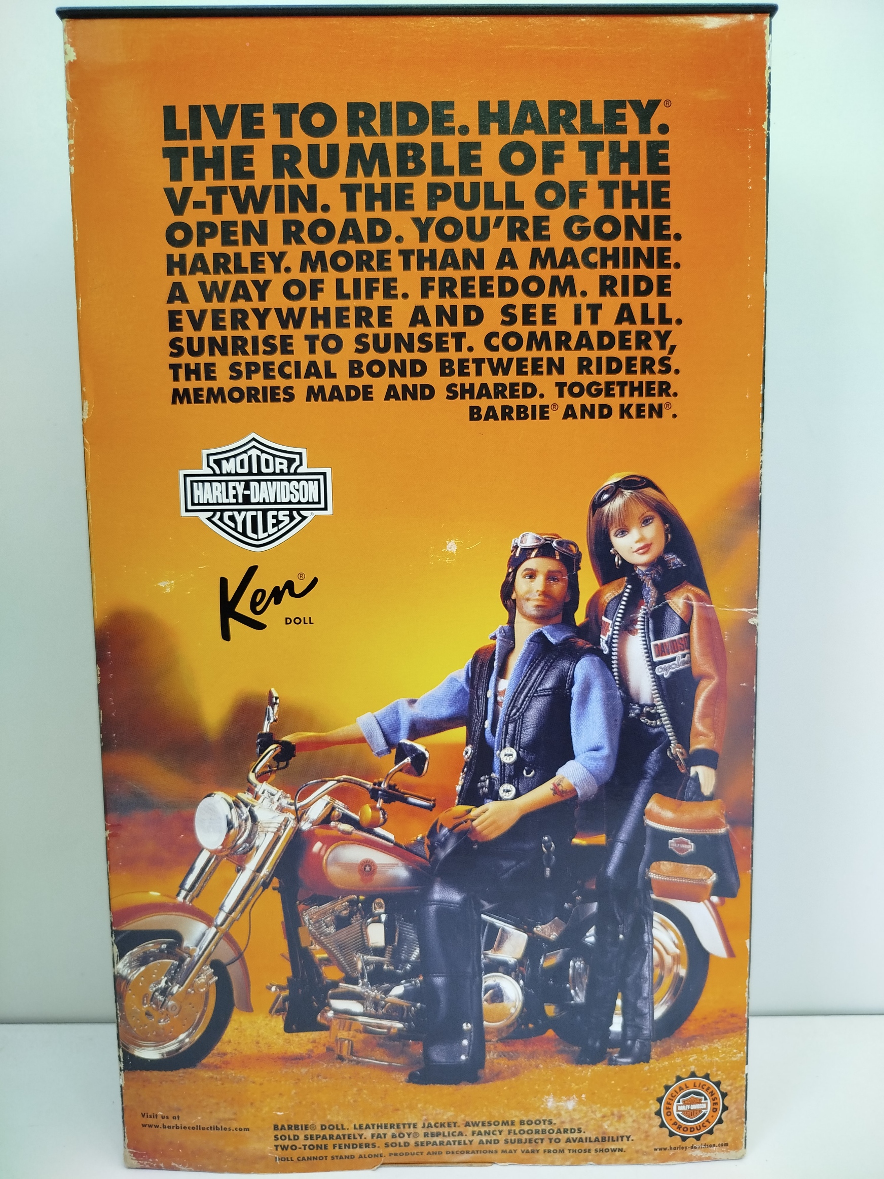 Barbie - Harley-Davidson Ken Doll #2, fabricado por Mattel en 1999. Caja en buen estado