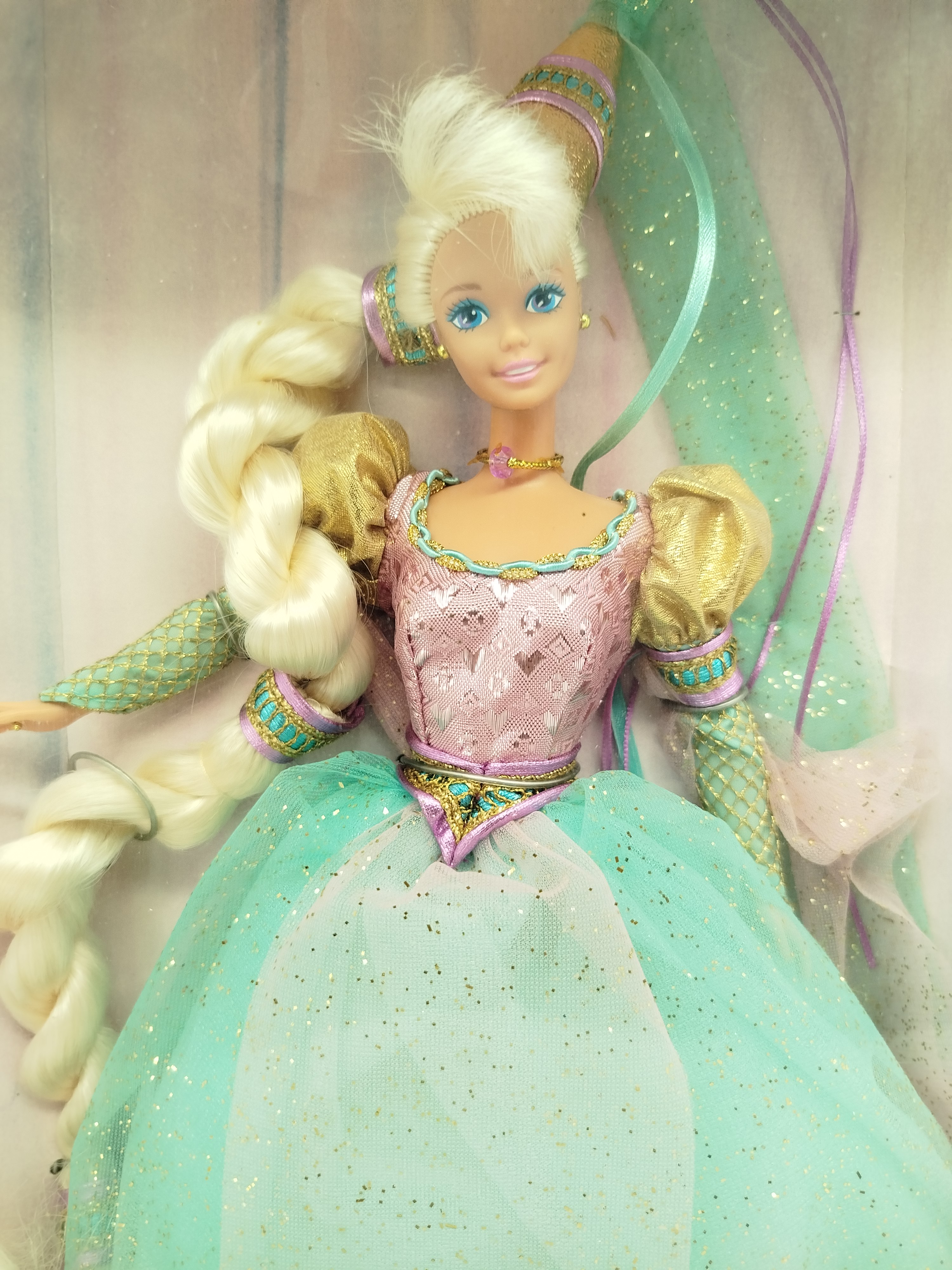 Barbie - Barbie como Rapunzel de 1994, la primera edición de la línea Children's Collector Series
