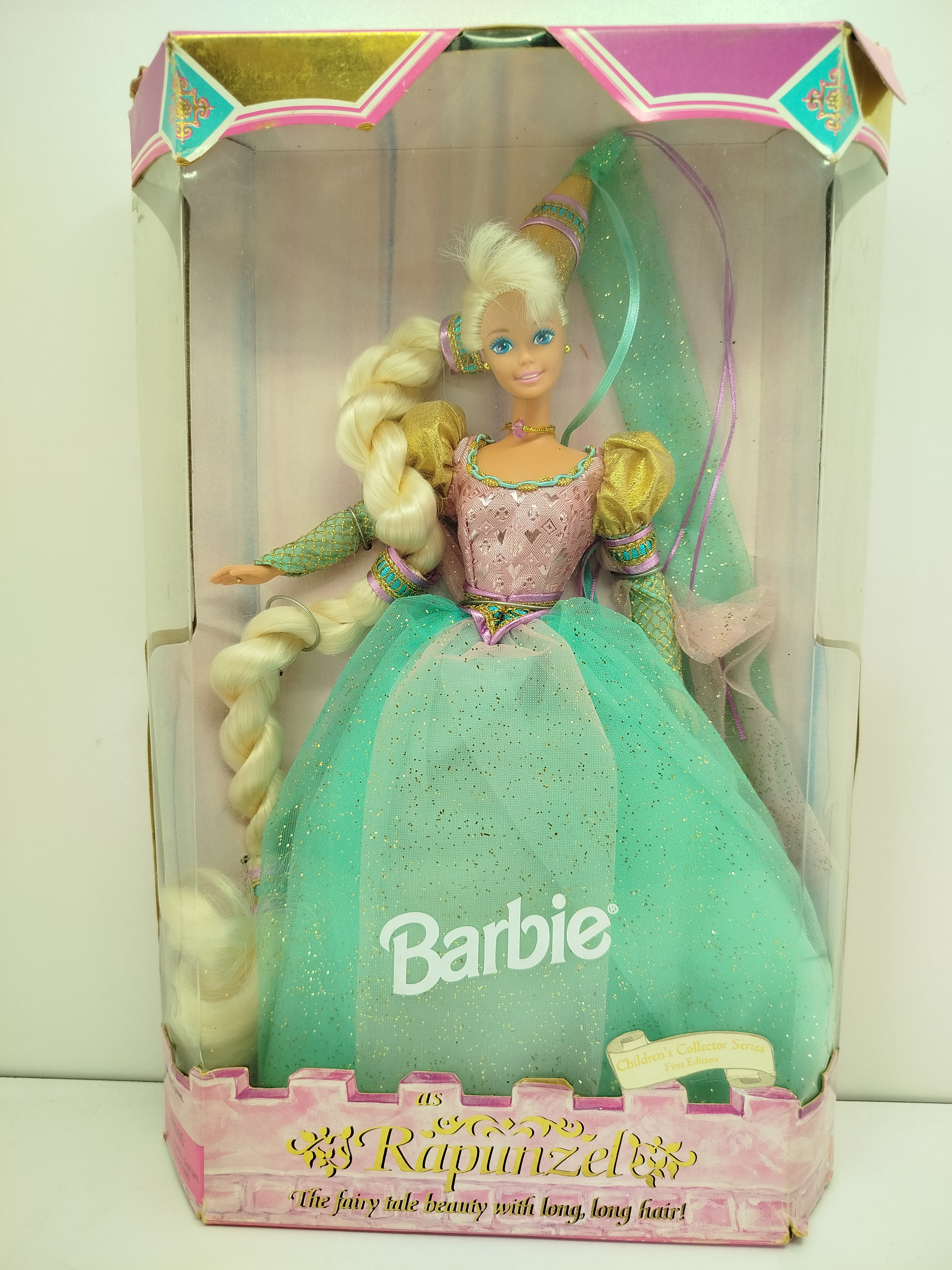Barbie - Barbie como Rapunzel de 1994, la primera edición de la línea Children's Collector Series