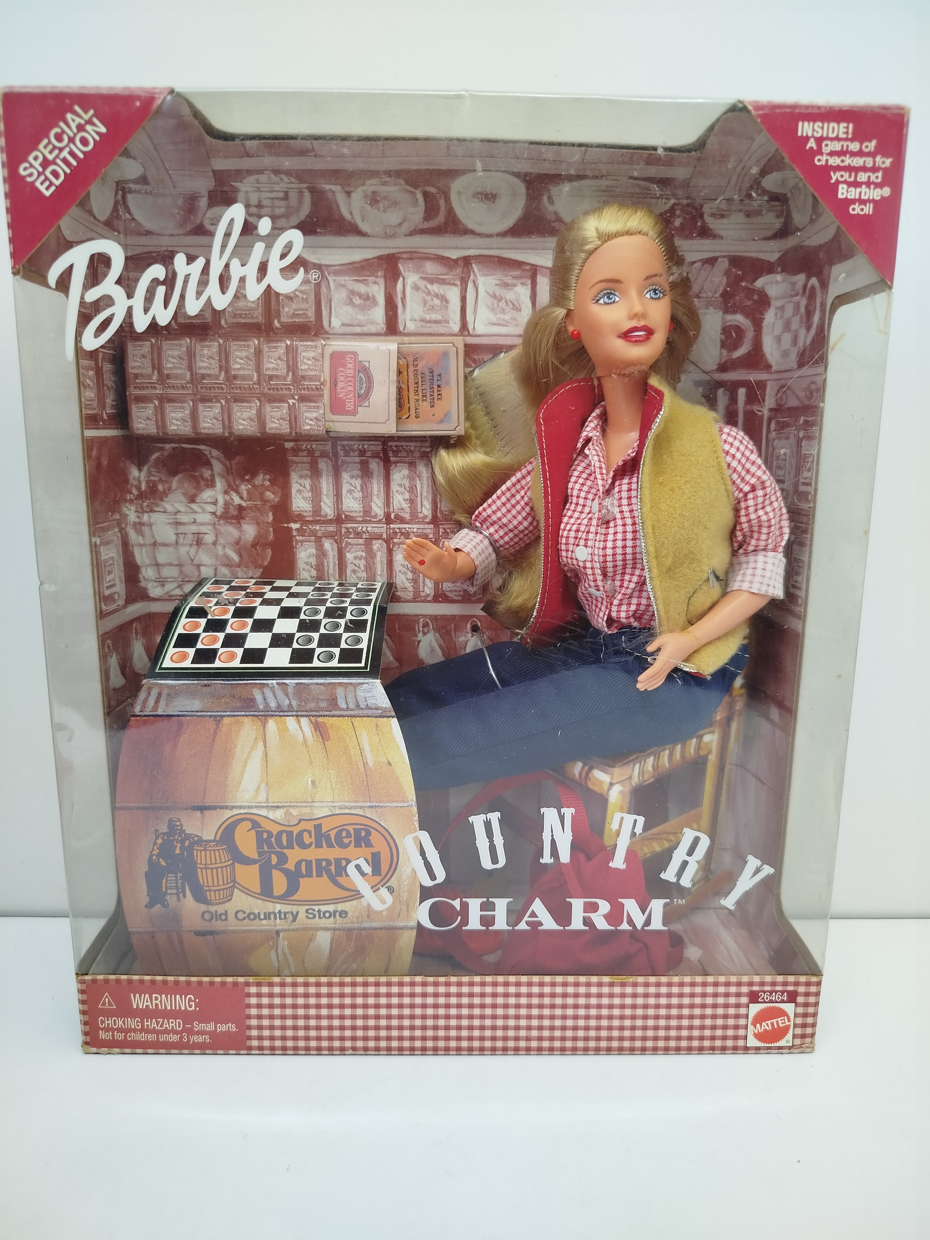 Barbie Country Charm Special Edition (Modelo 26464), lanzada por Mattel en el año 2000 en colaboración con la cadena estadounidense 