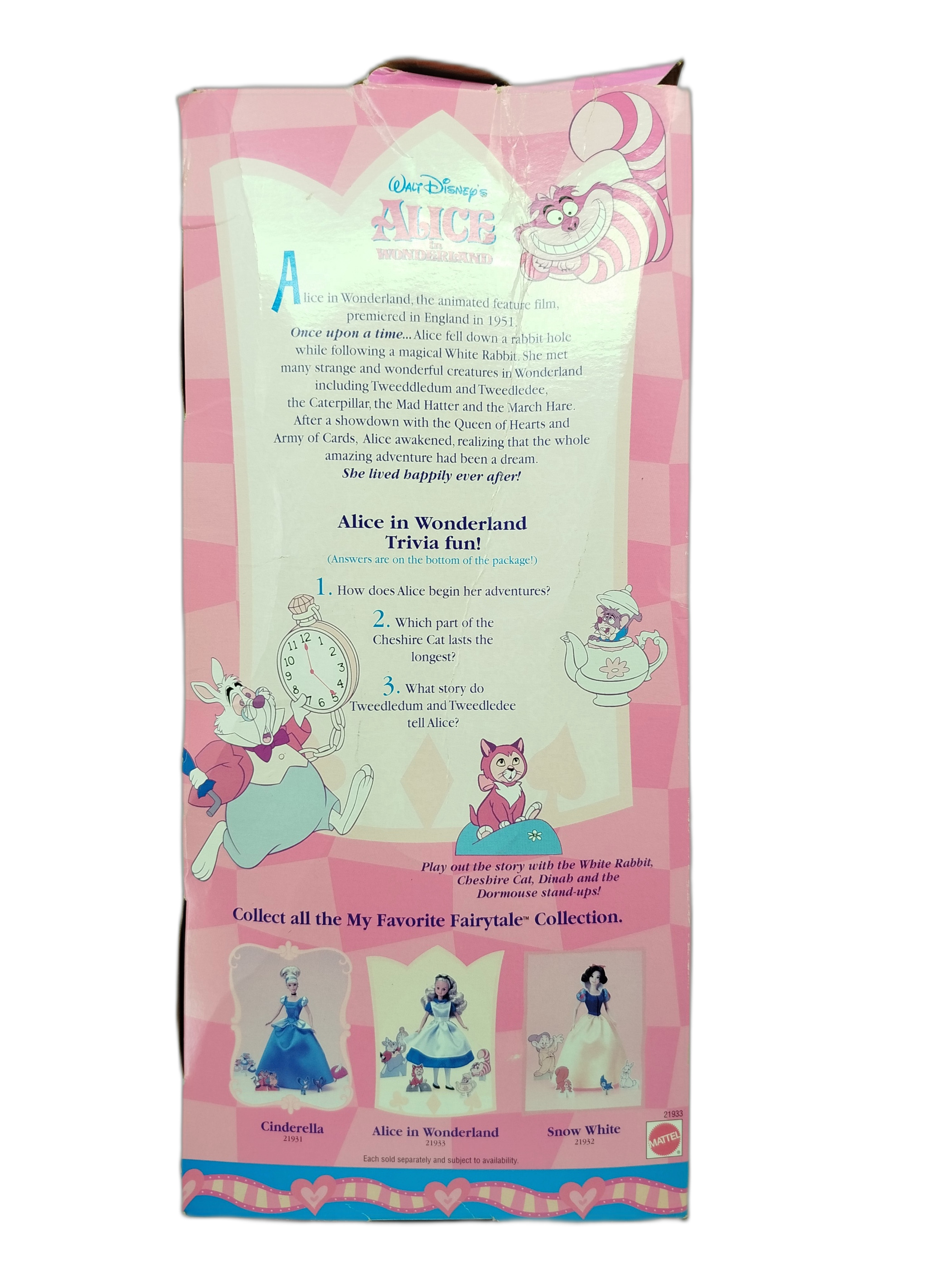 Disney Classics: Alice in Wonderland, lanzada por Mattel 
