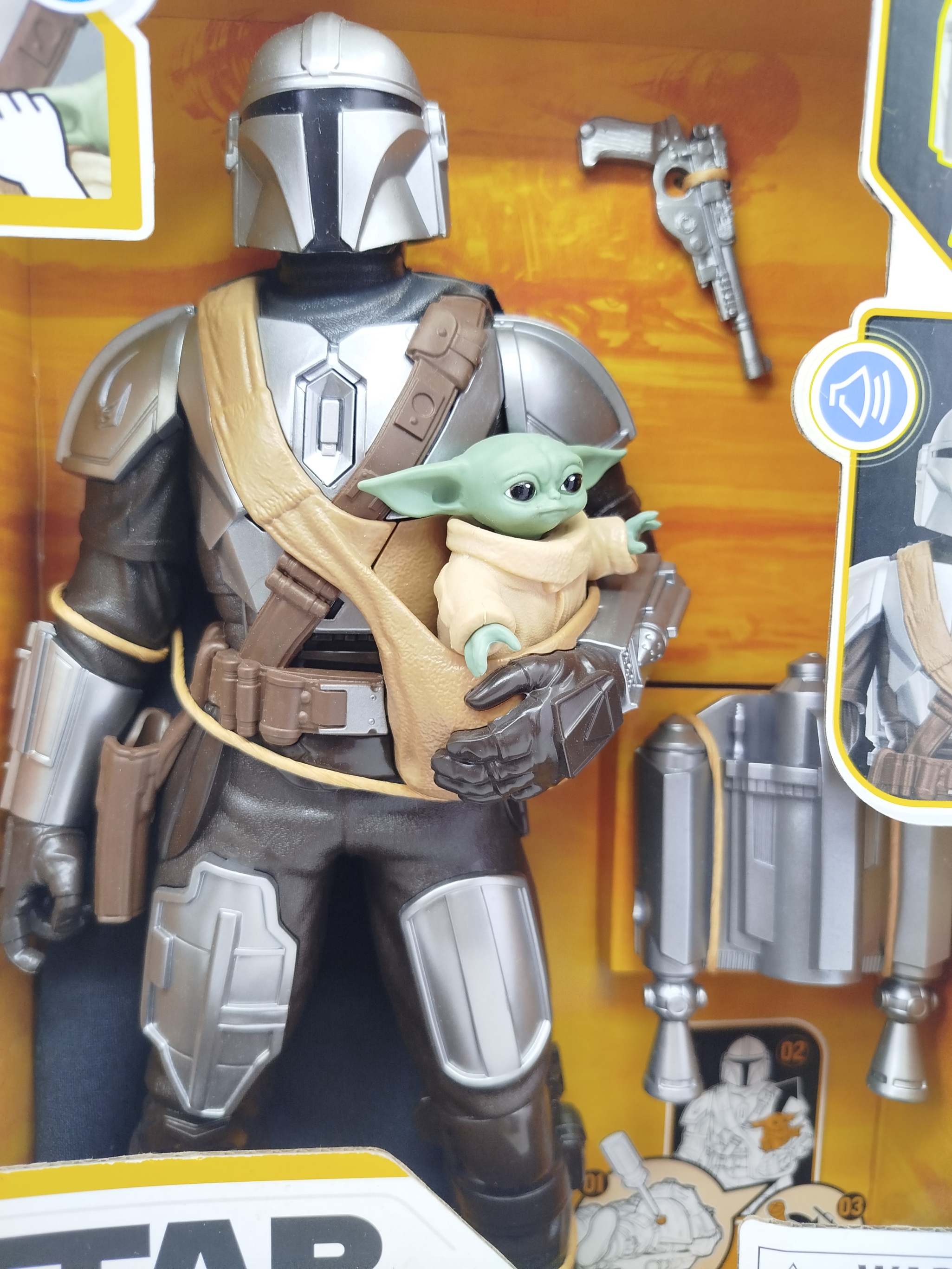 Star Wars Galactic Action The Mandalorian & Grogu de Hasbro (Ver Video)