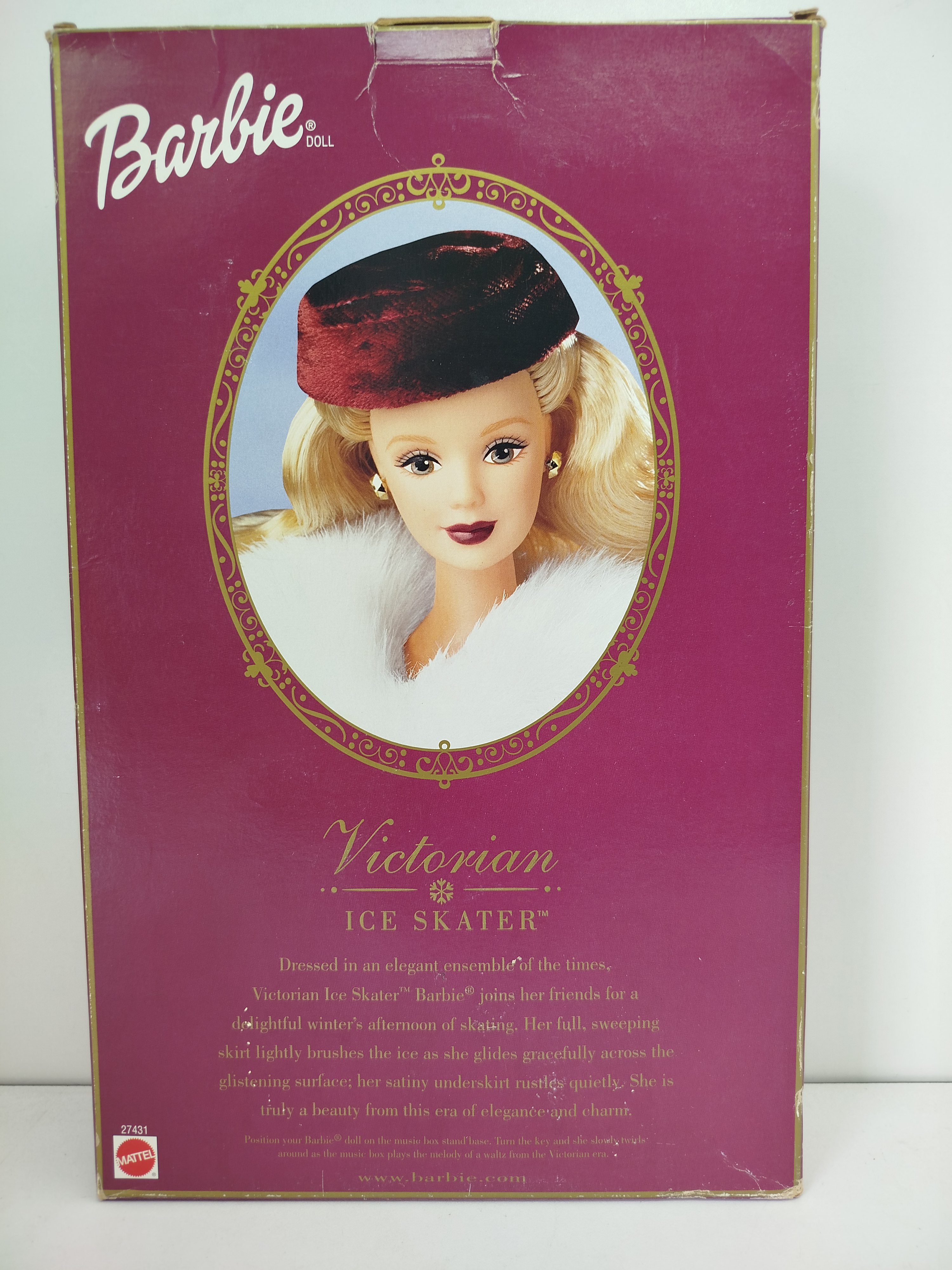  Barbie Victorian Ice Skater (Edición Especial del año 2000) de Mattel.