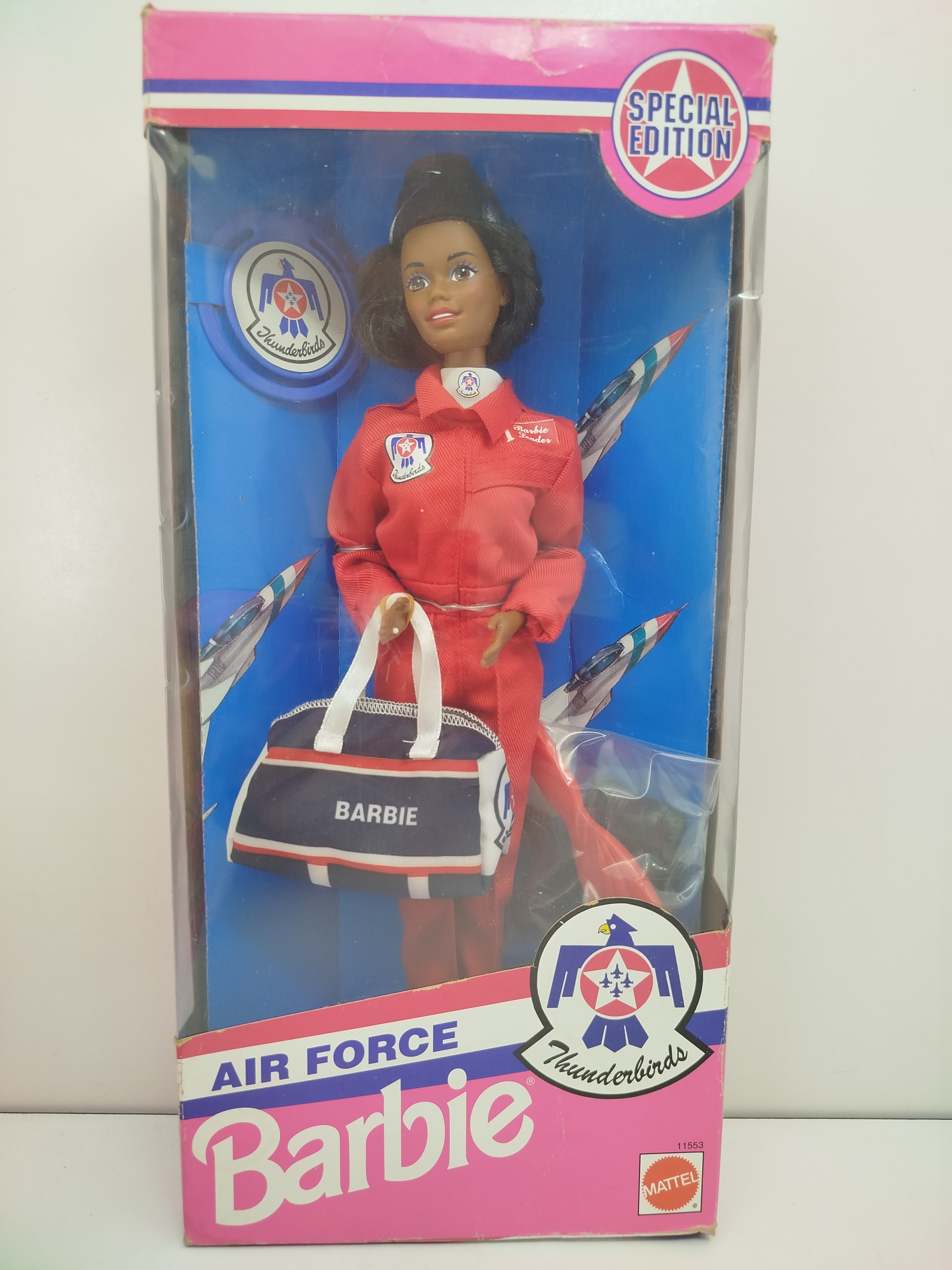 Muñeca Barbie Air Force Thunderbirds Edición Especial (versión afroamericana) de 1993
