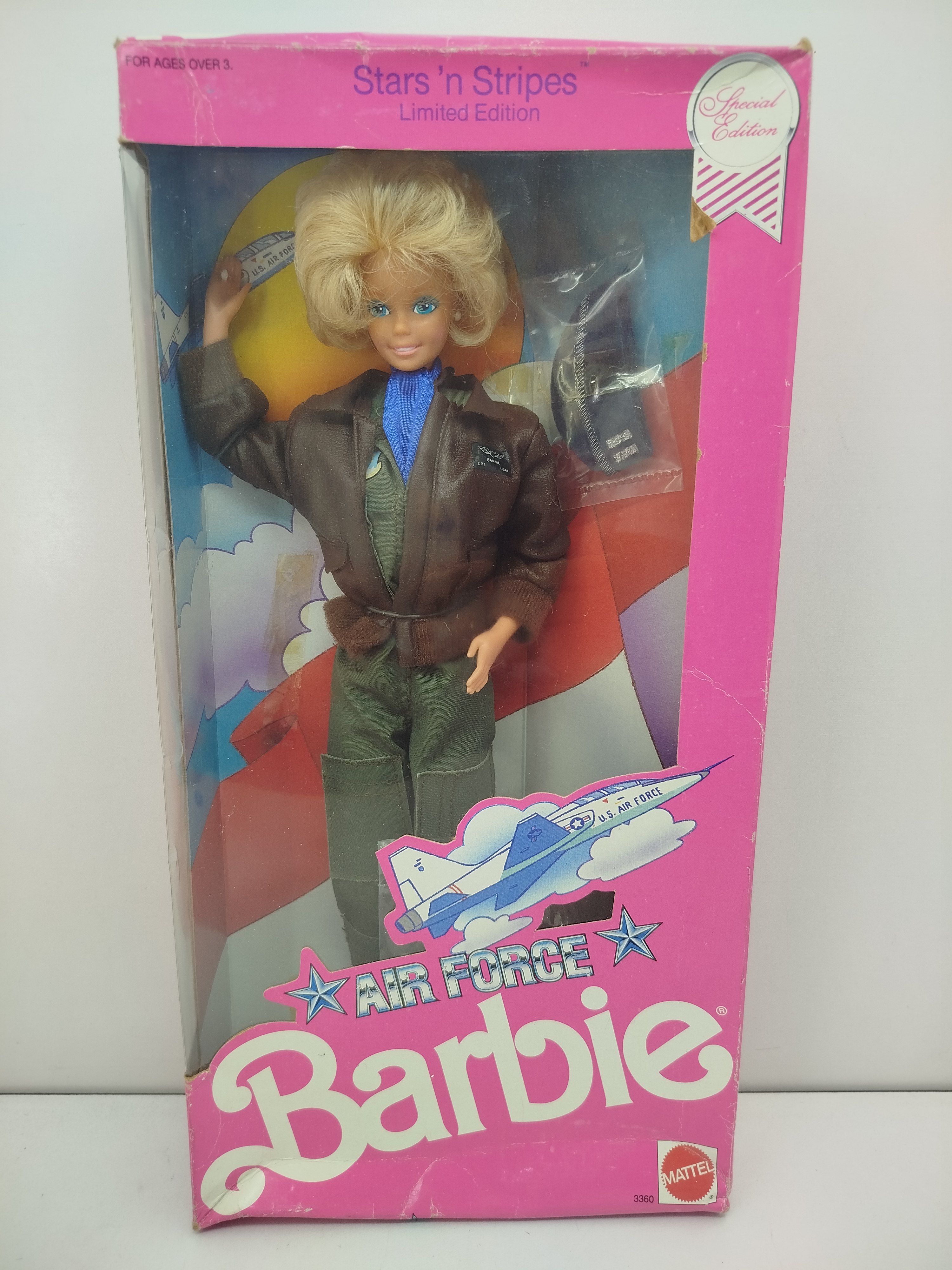  Barbie Air Force Stars 'n Stripes Edición Limitada de 1990