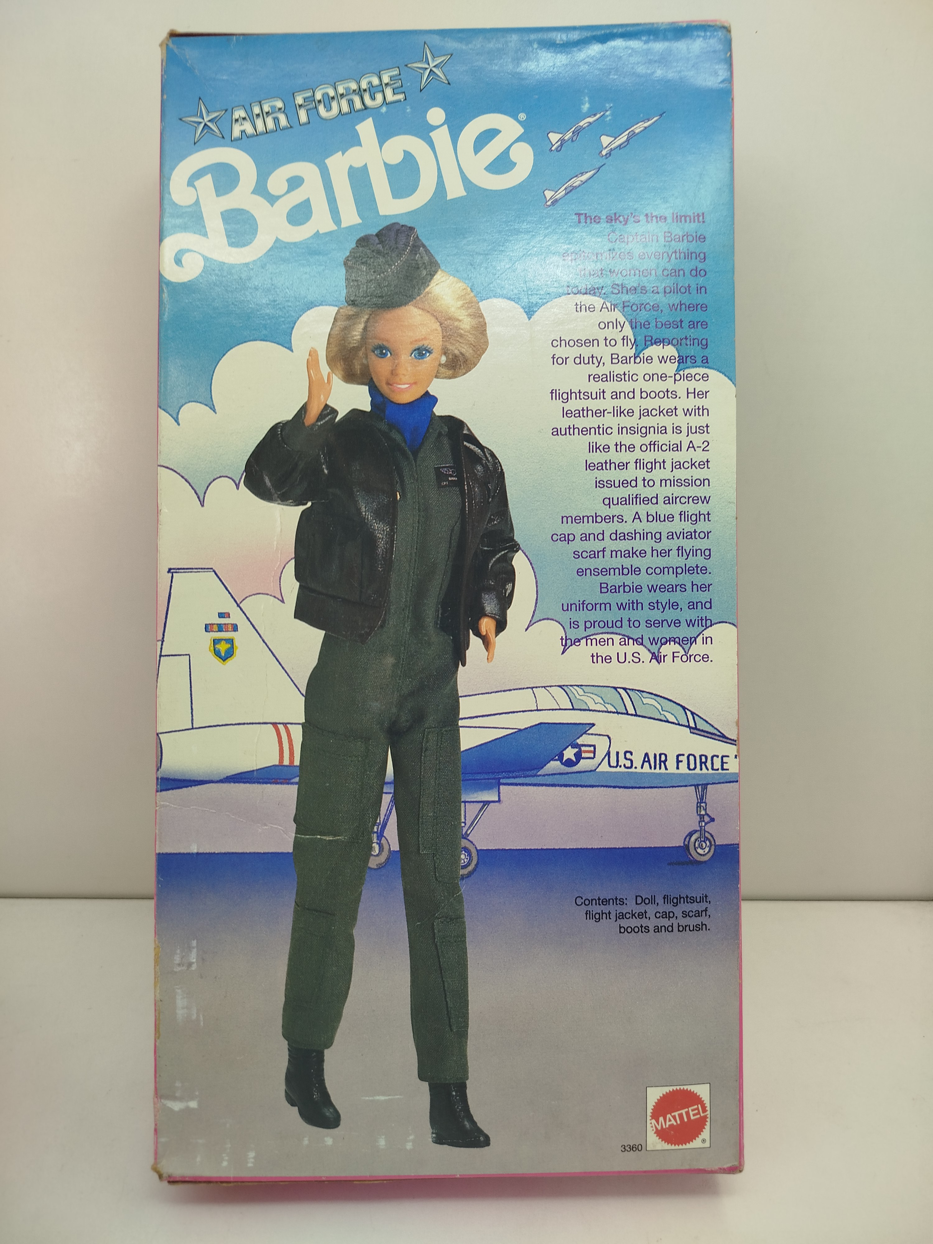 Barbie Air Force Stars 'n Stripes Edición Limitada de 1990