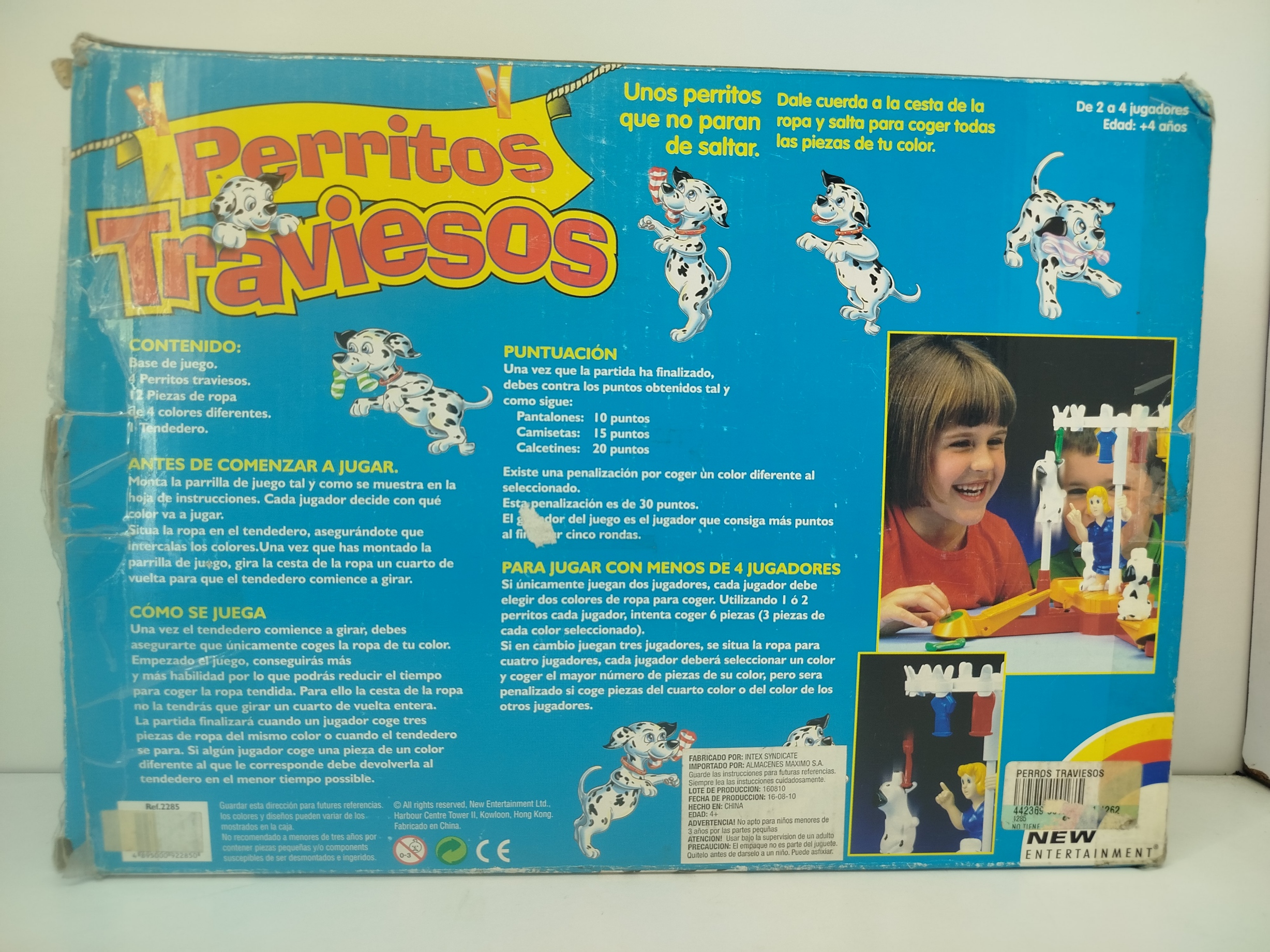 Juego de mesa vintage Perritos Traviesos