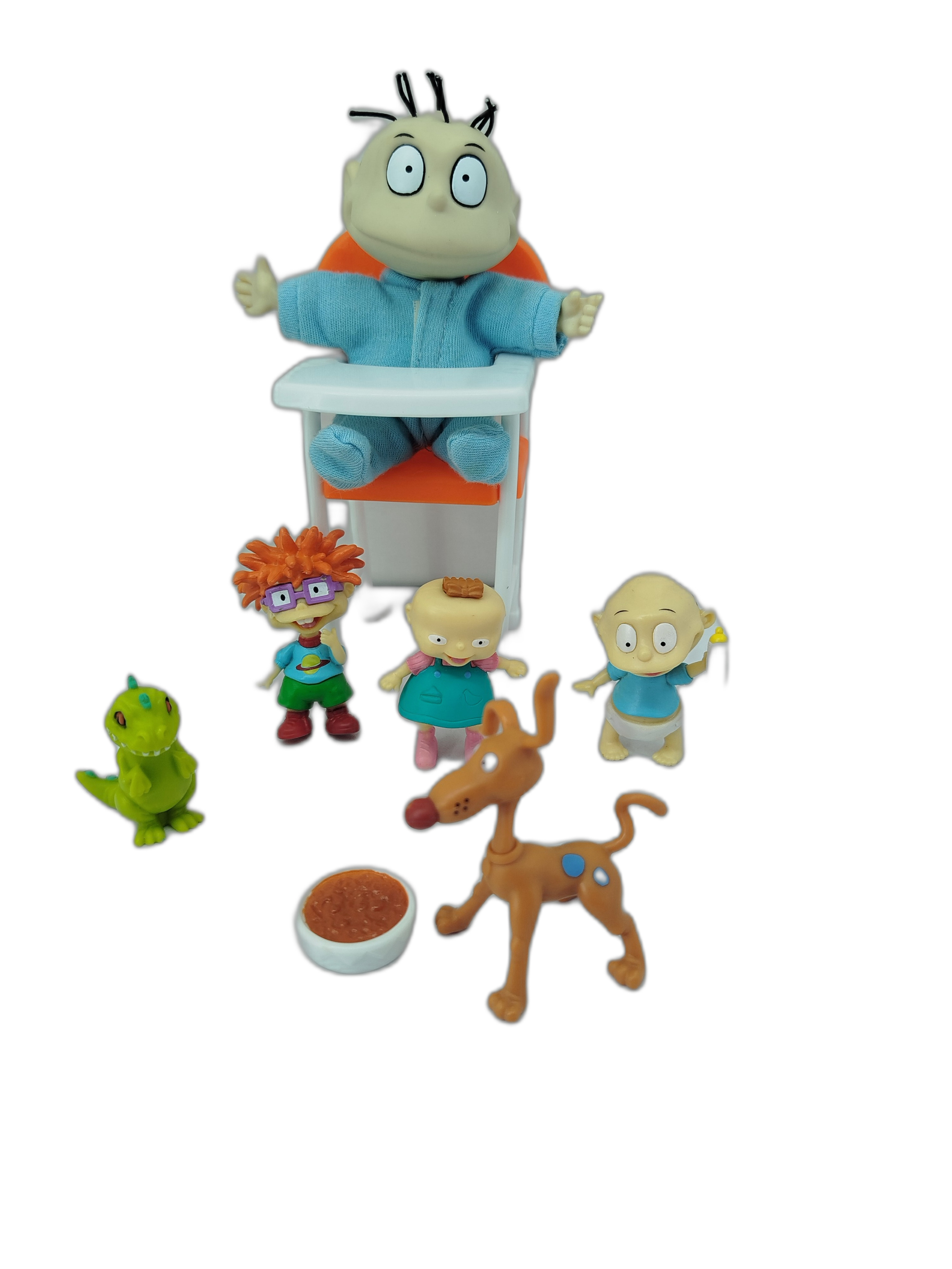 Rugrats - lote de 6 Figuras y Accesorios - 14cm y 5cm