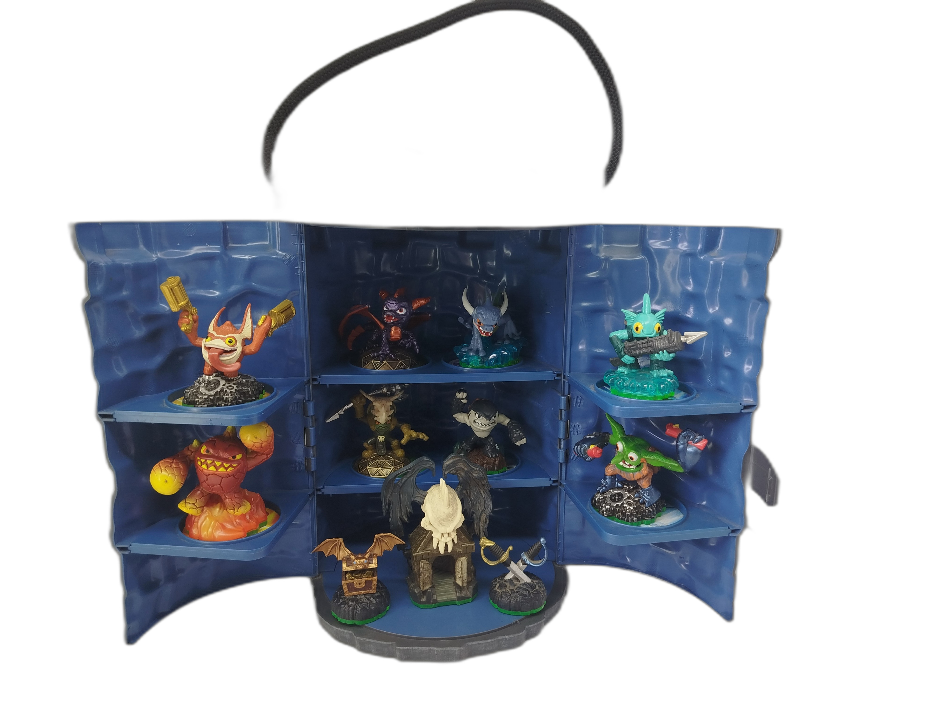 SKYLANDER - Spyro's Adventure Tower Case, un estuche oficial fabricado por PowerA bajo la licencia de Activision, 11 figuras y un portal Wireless