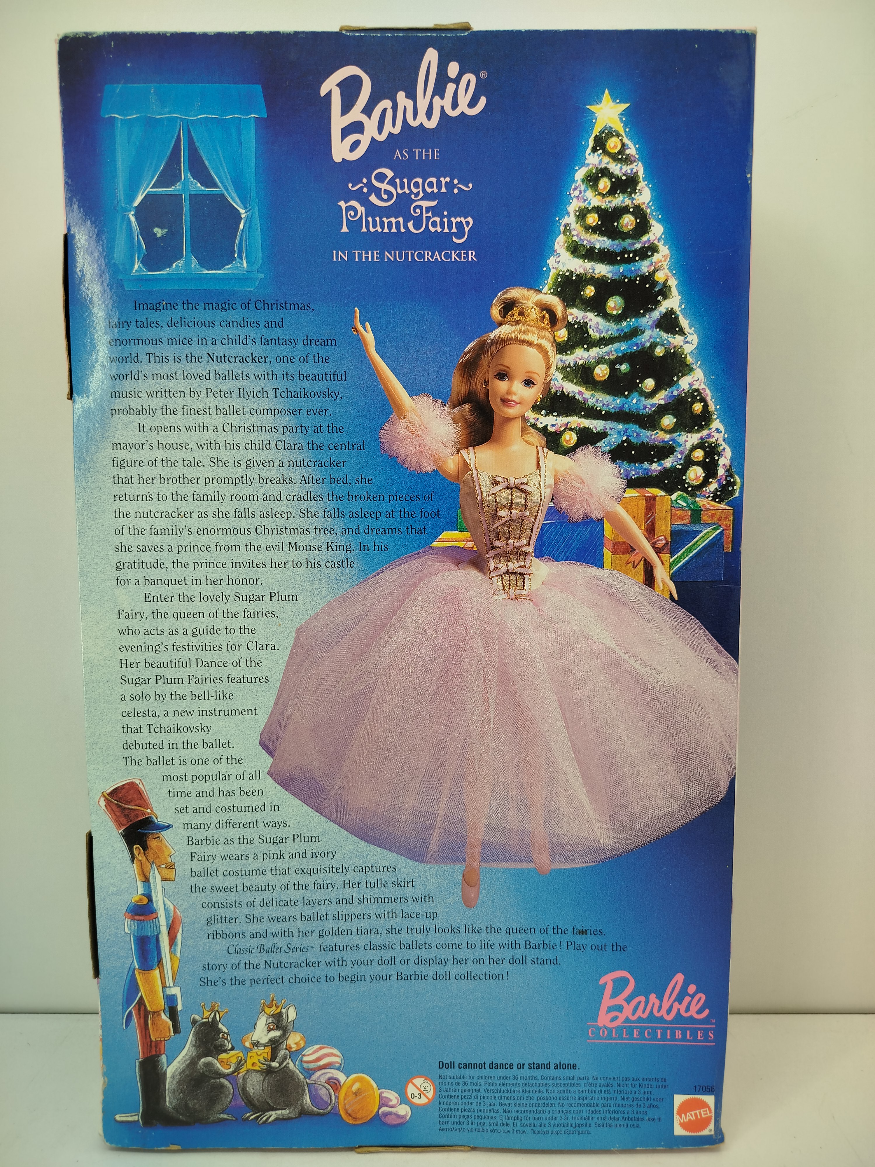 Barbie as the Sugar Plum Fairy in the Nutcracker (El Hada de Azúcar) de la Edición de Colección, lanzada por Mattel en 1996 