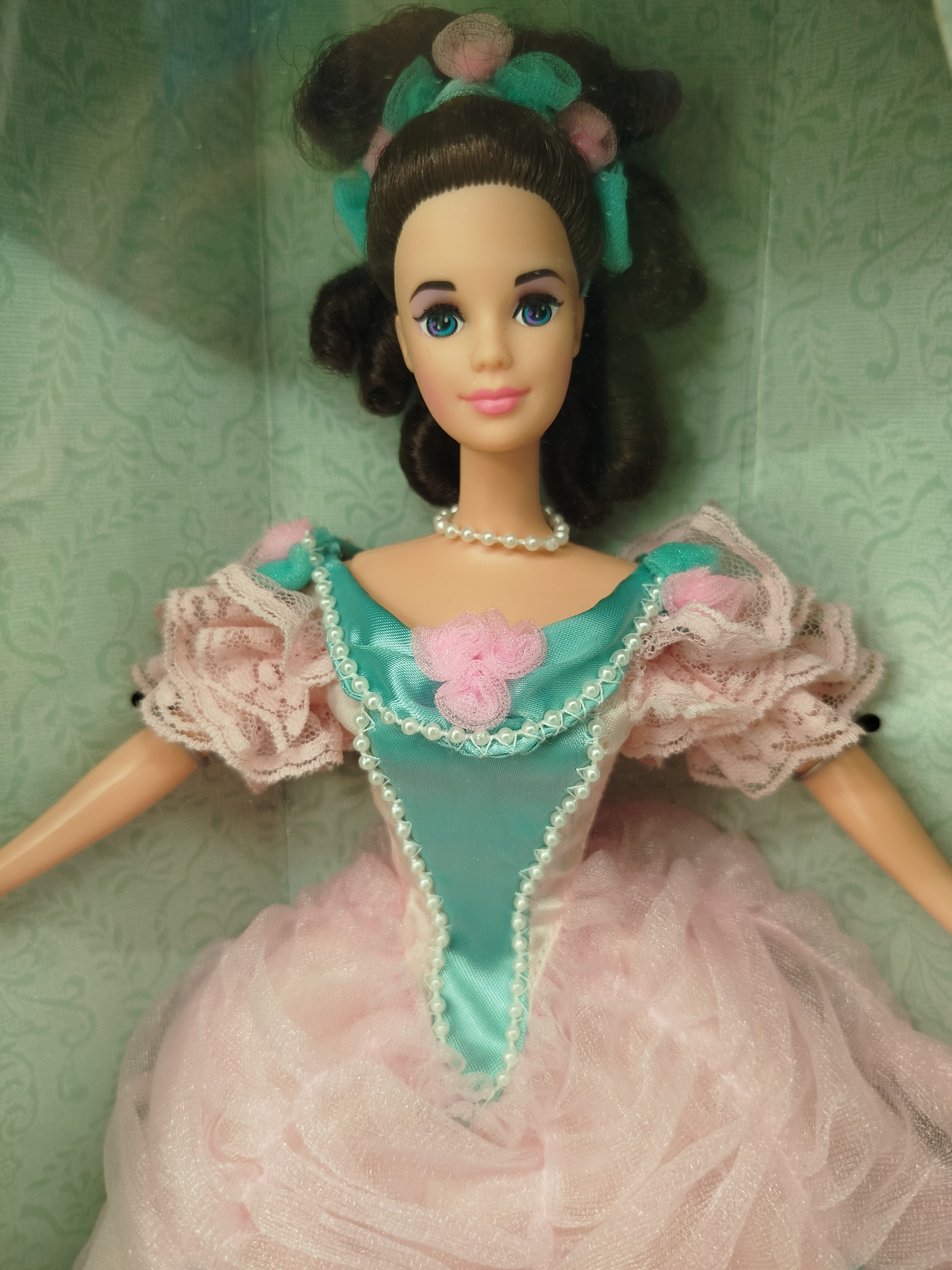 Muñeca 1850's Southern Belle Barbie de la línea The Great Eras Collection (Volumen 4), lanzada al mercado por Mattel entre 1993 y 1994