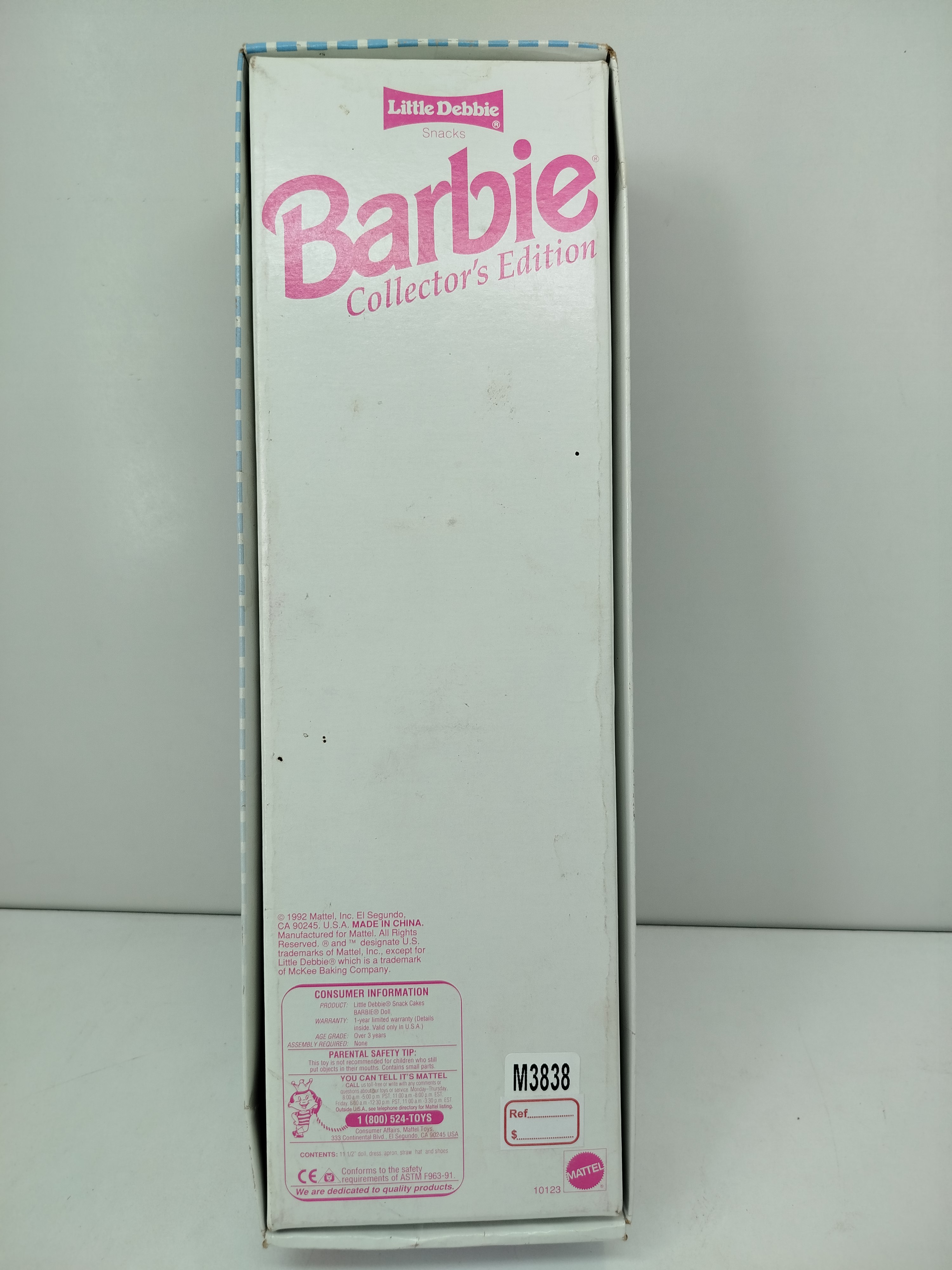Little Debbie Barbie Doll (Serie II) de Edición para Coleccionistas, lanzada al mercado por Mattel en 1995 
